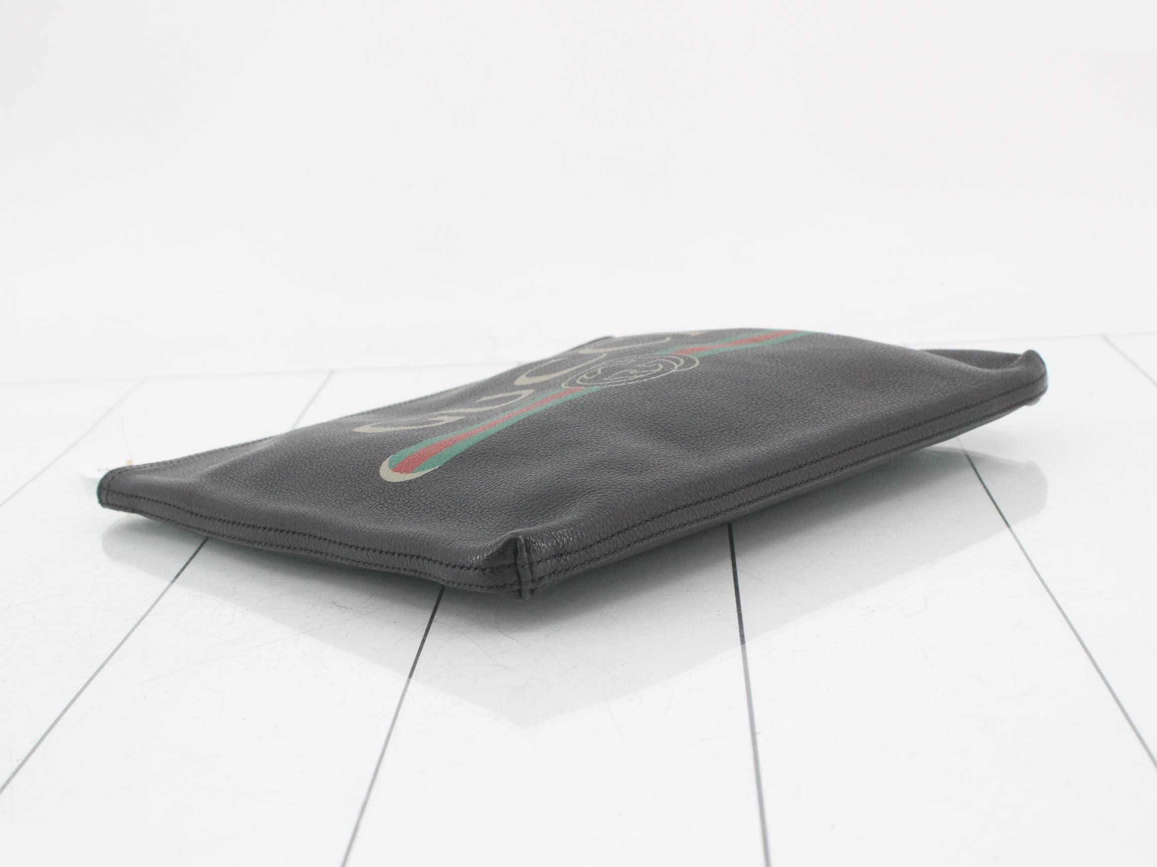 print clutch bag, black, 500981, 498075 — view 5