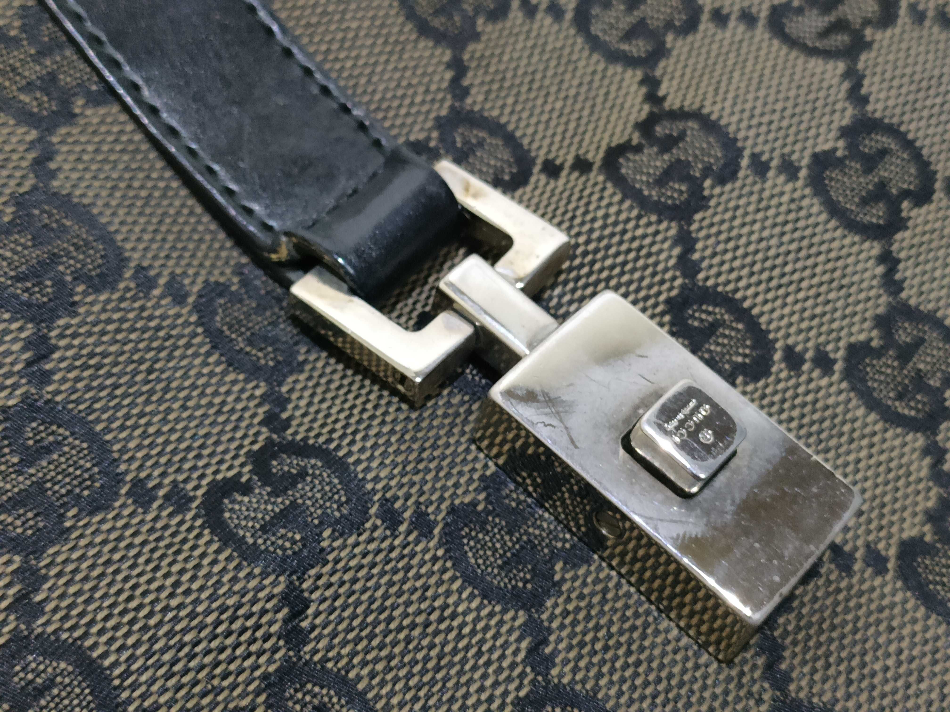 GG Canvas Gucci Jackie Shoulder Bag Brown Shoulder Bag — view 13