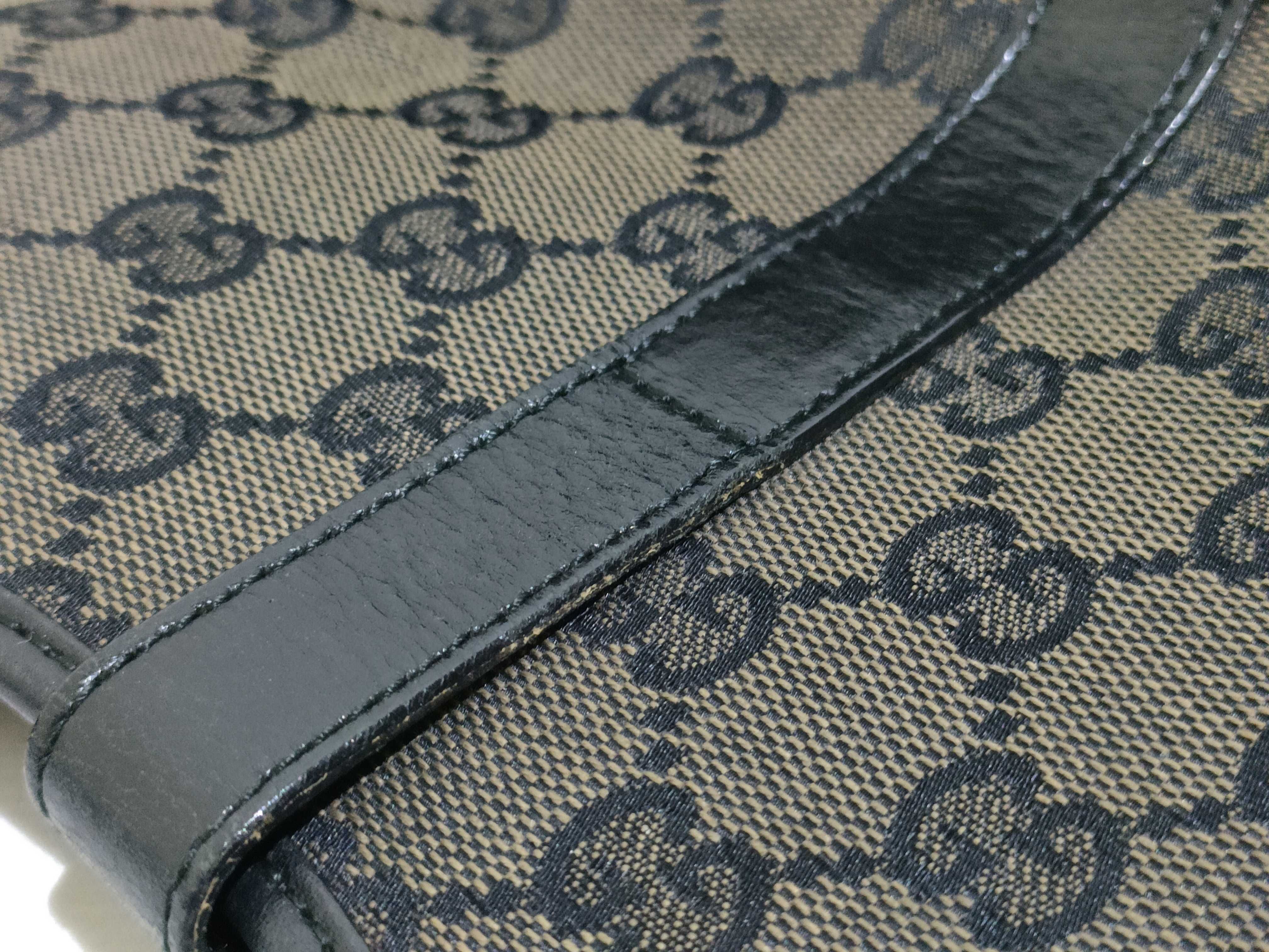 GG Canvas Gucci Jackie Shoulder Bag Brown Shoulder Bag — view 14