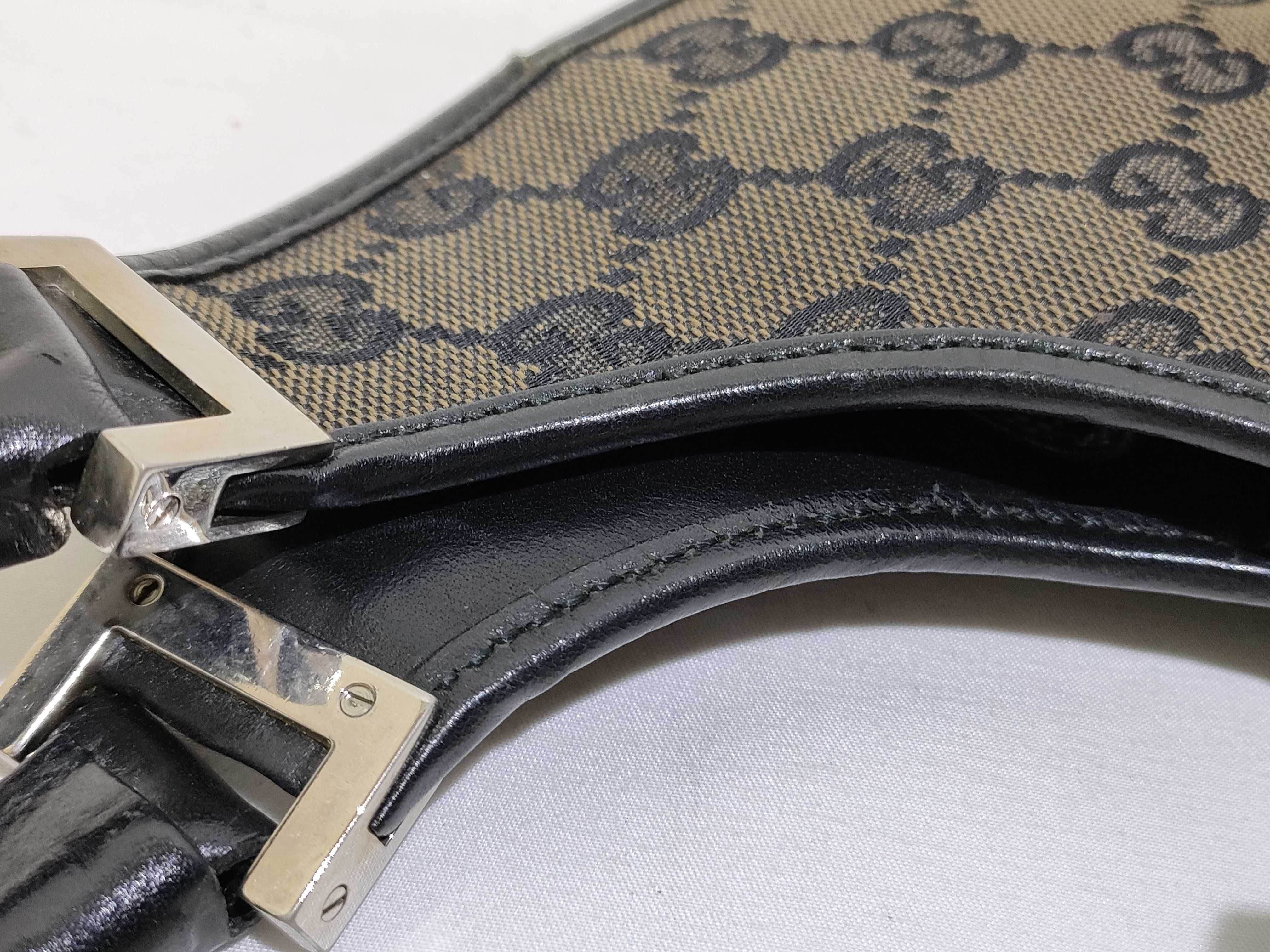 GG Canvas Gucci Jackie Shoulder Bag Brown Shoulder Bag — view 15