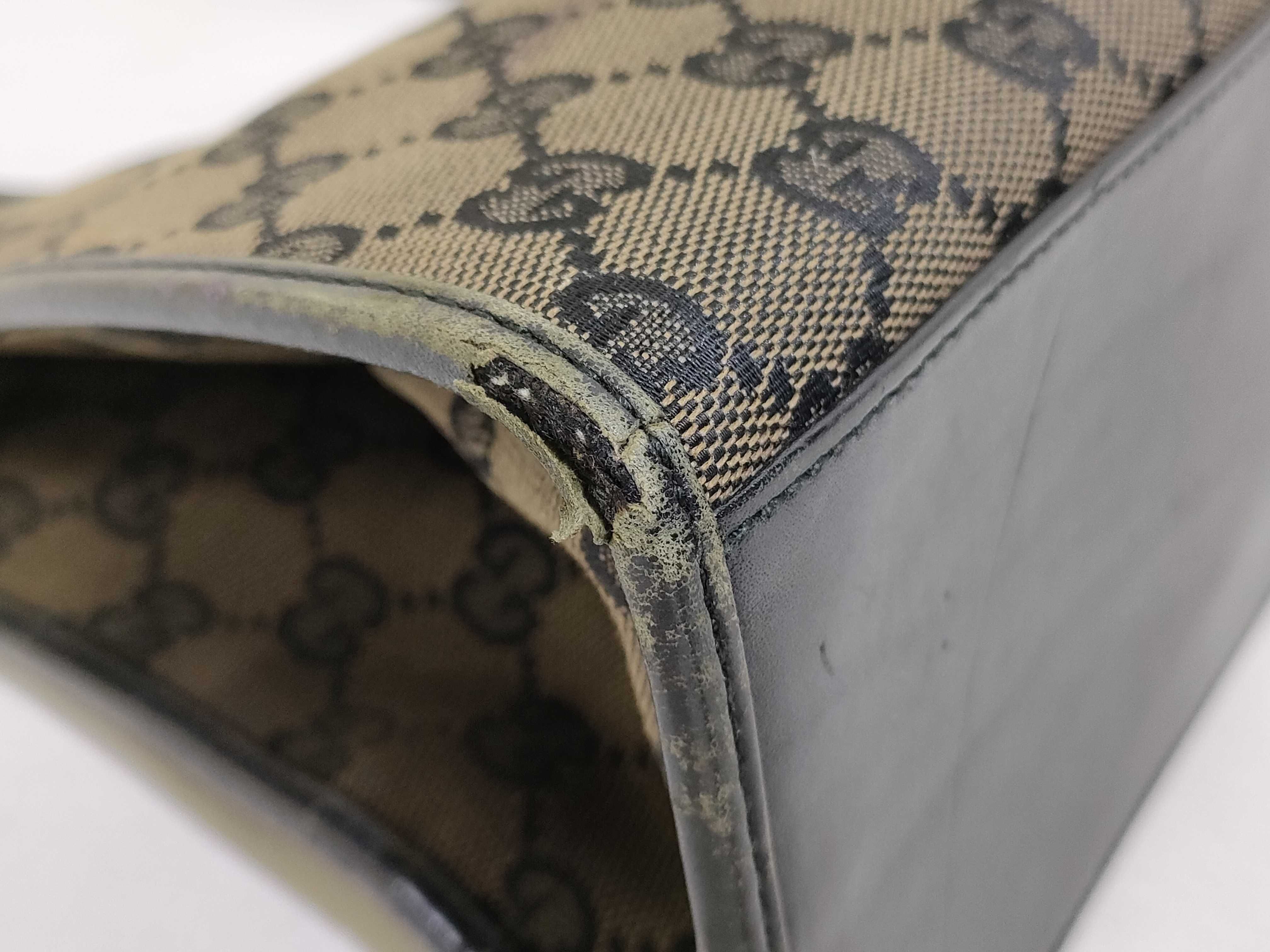 GG Canvas Gucci Jackie Shoulder Bag Brown Shoulder Bag — view 6