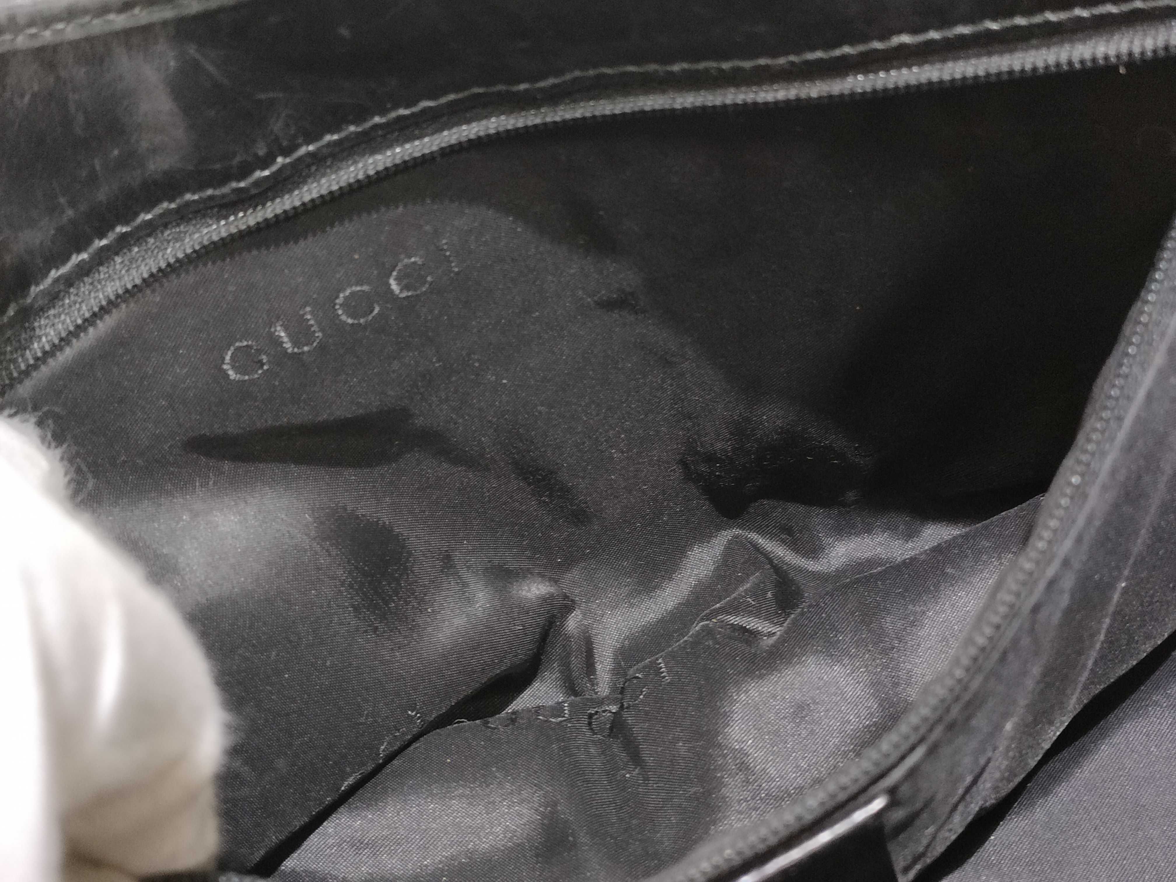 GG Canvas Gucci Jackie Shoulder Bag Brown Shoulder Bag — view 9