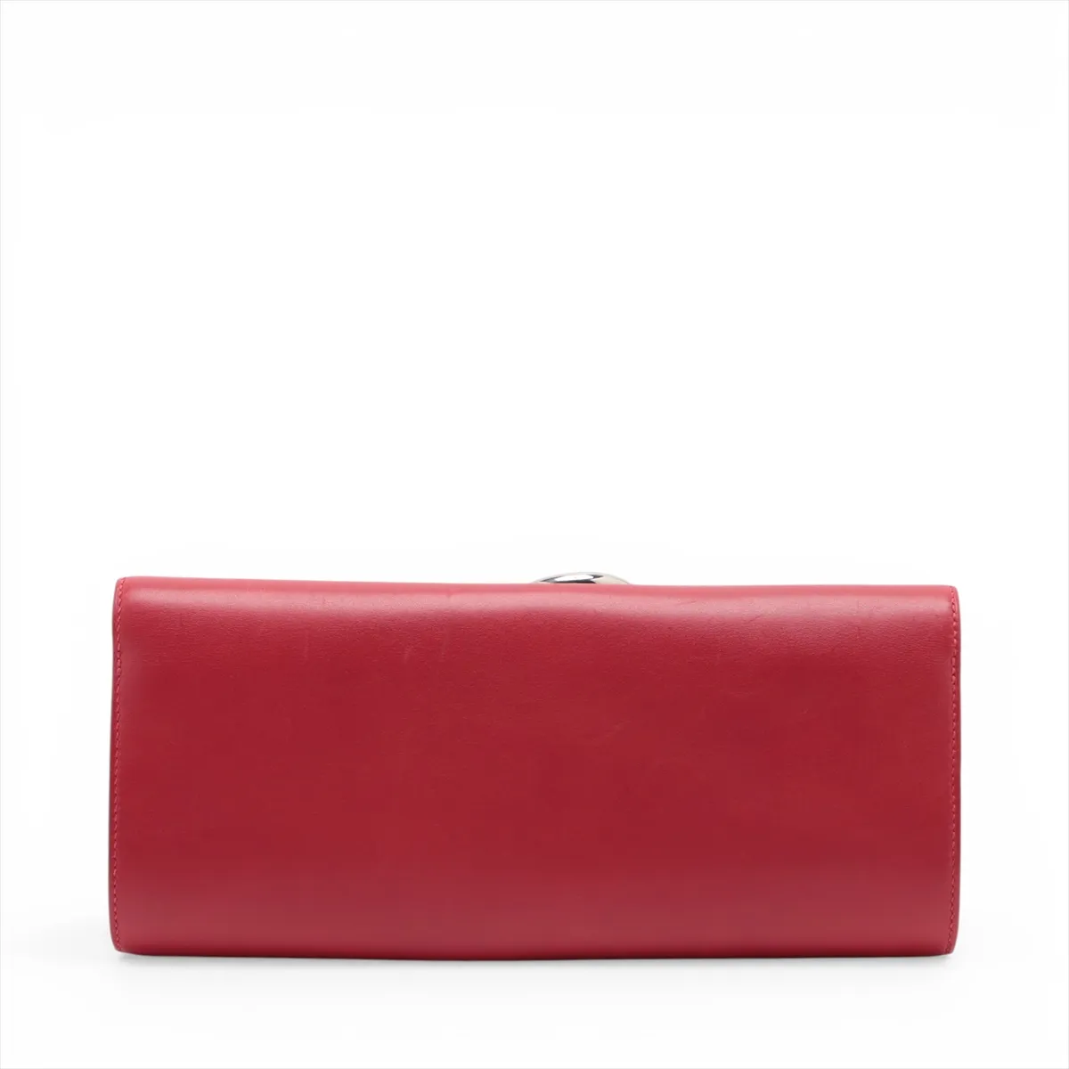 Hermès Pochette Ege Veau Tadelakt Rouge Casaque Silver Hardware Q: 2013 — view 2
