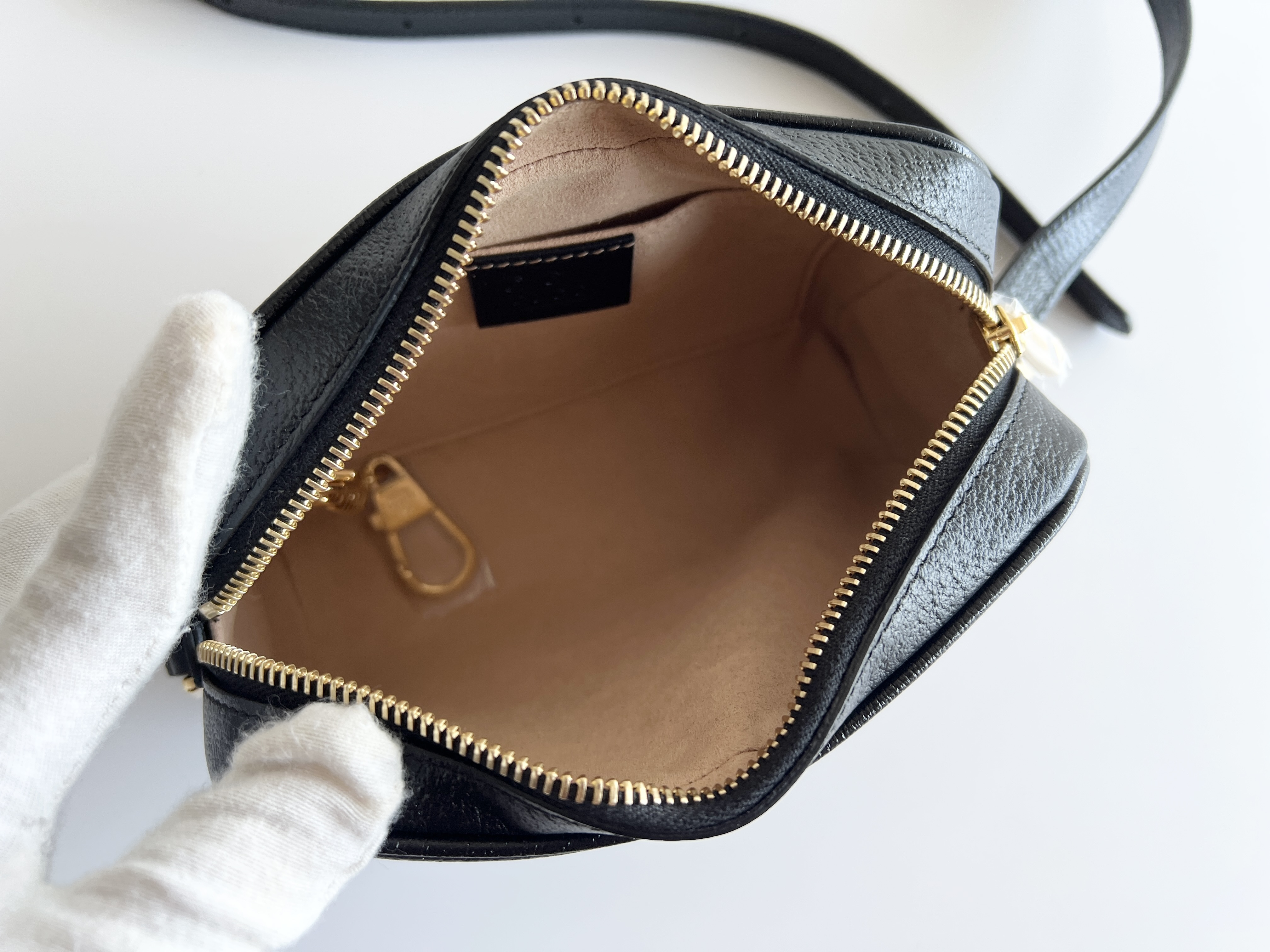 Ophidia Sherry Line GG Logo Leather Shoulder Bag (Brand New, Unused) - One-Shoulder Bag — view 5