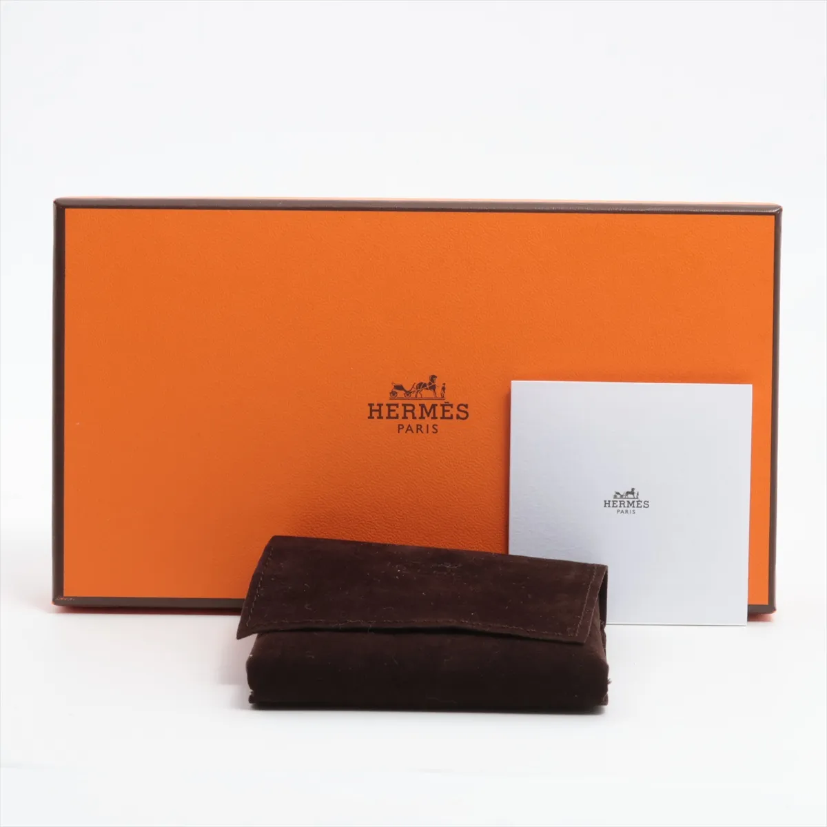 Curiosity Necklace GP x Leather Orange x Brown Thread — view 6