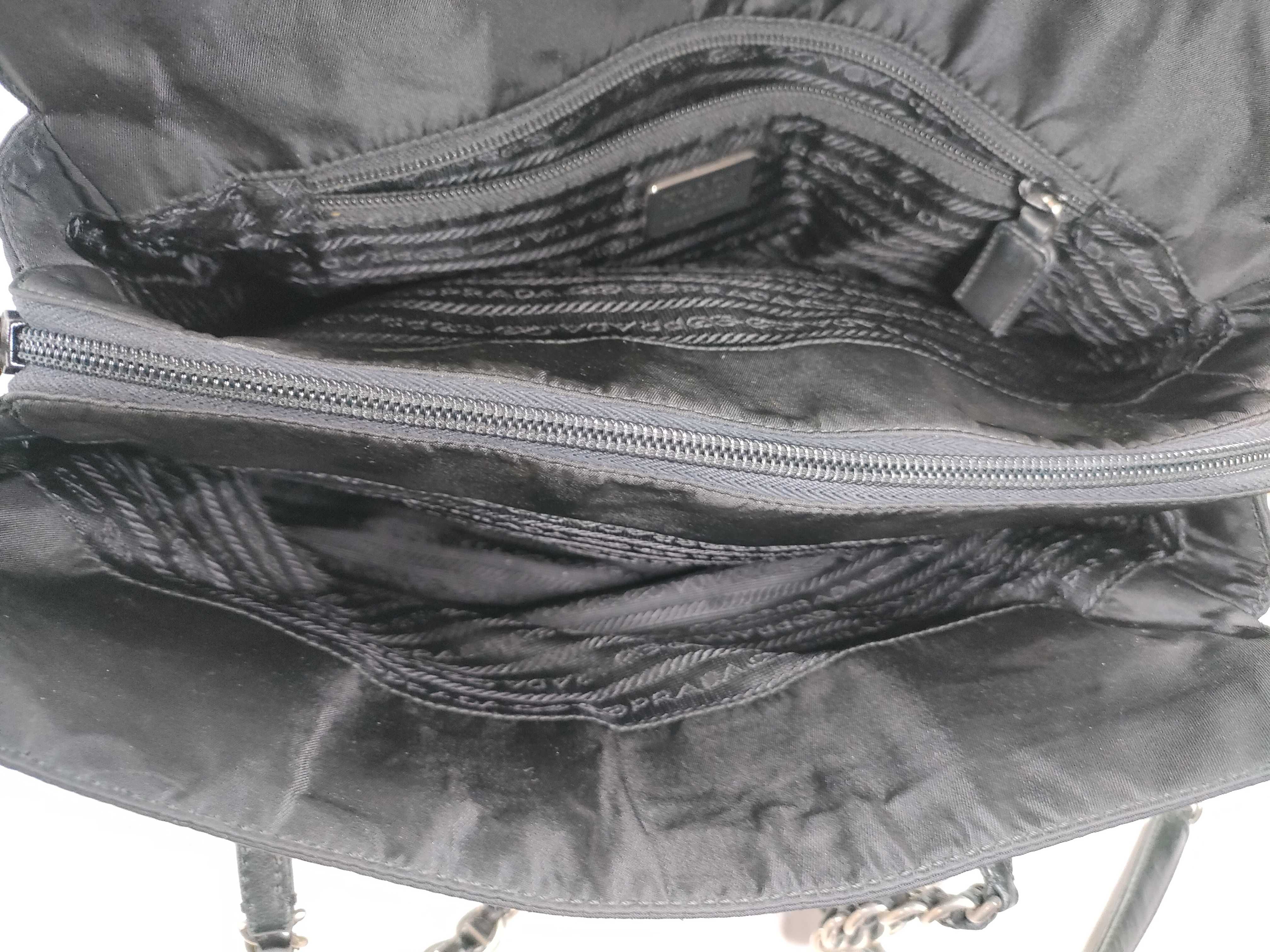 Nylon Chain Tote Shoulder Bag — view 9