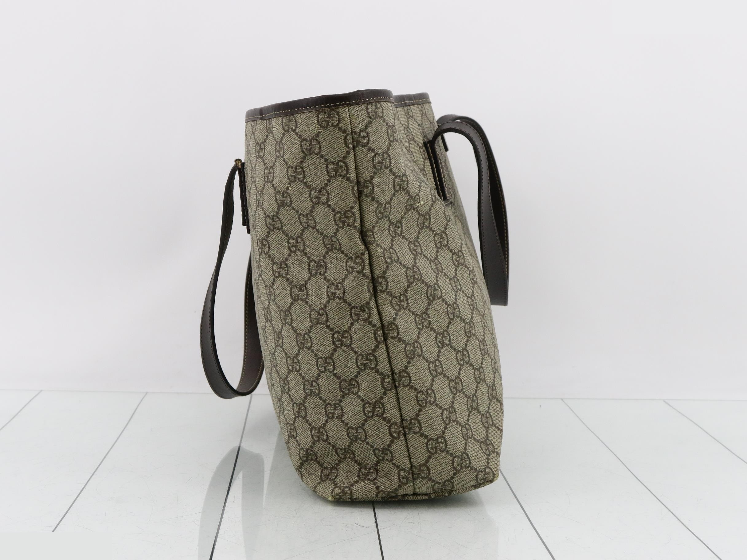 GG Supreme Leather Tote Bag — view 4
