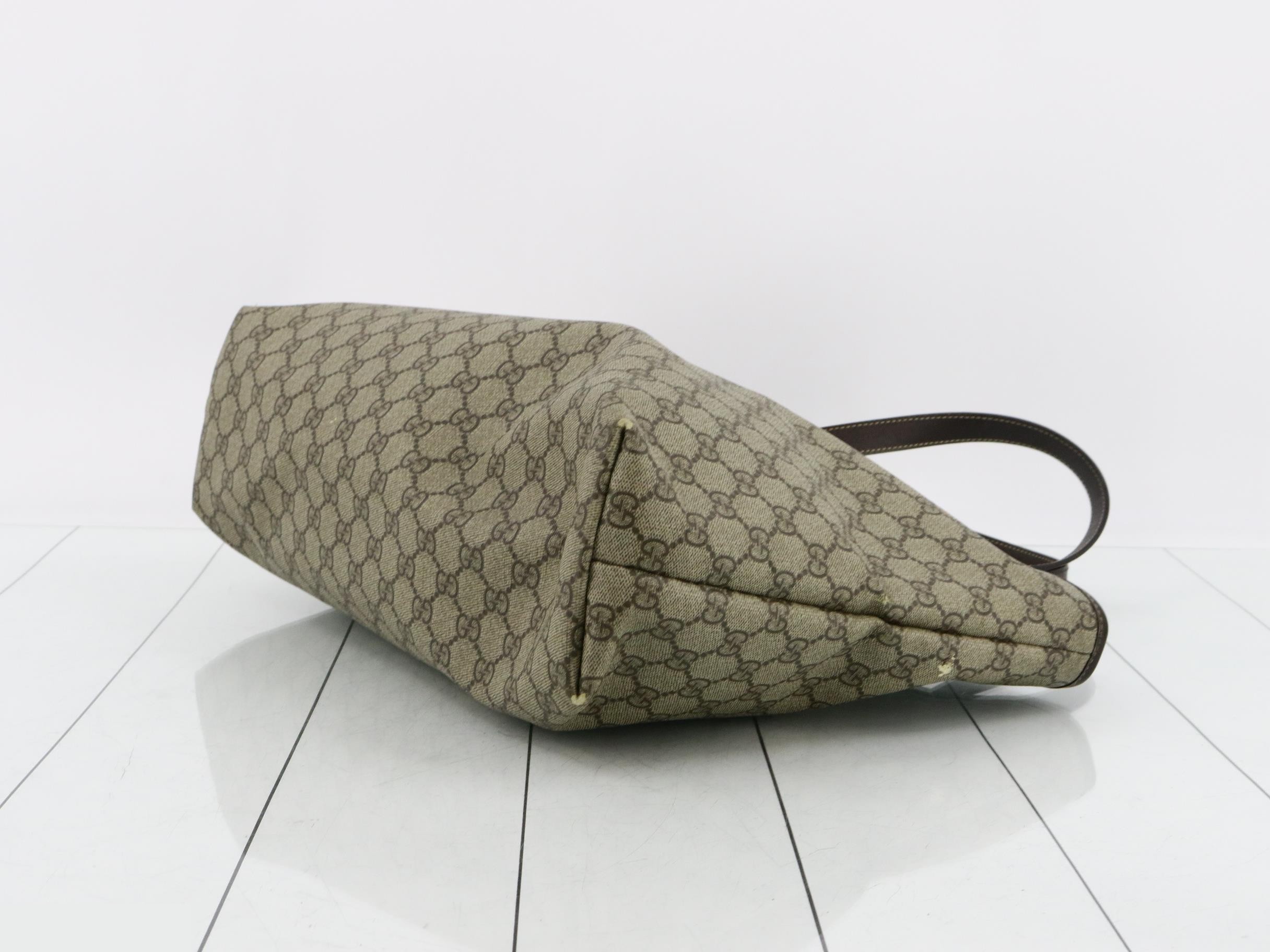 GG Supreme Leather Tote Bag — view 6