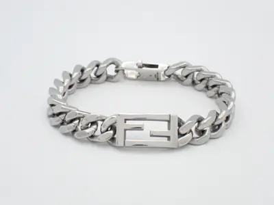 FF Cuban Link Chain Bracelet