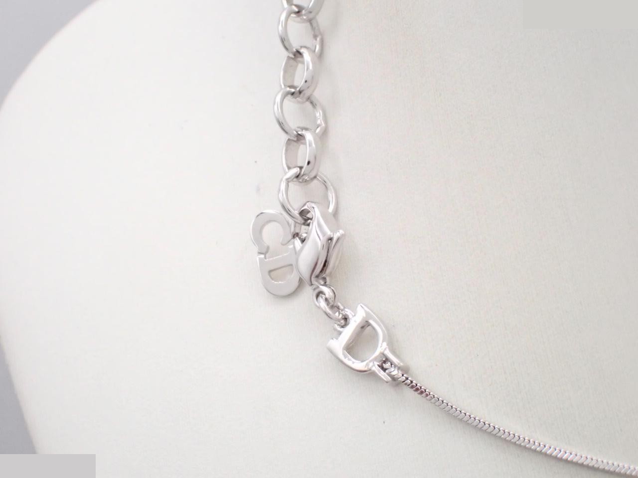 logo necklace, with box, chain approximately 36cm. — view 2