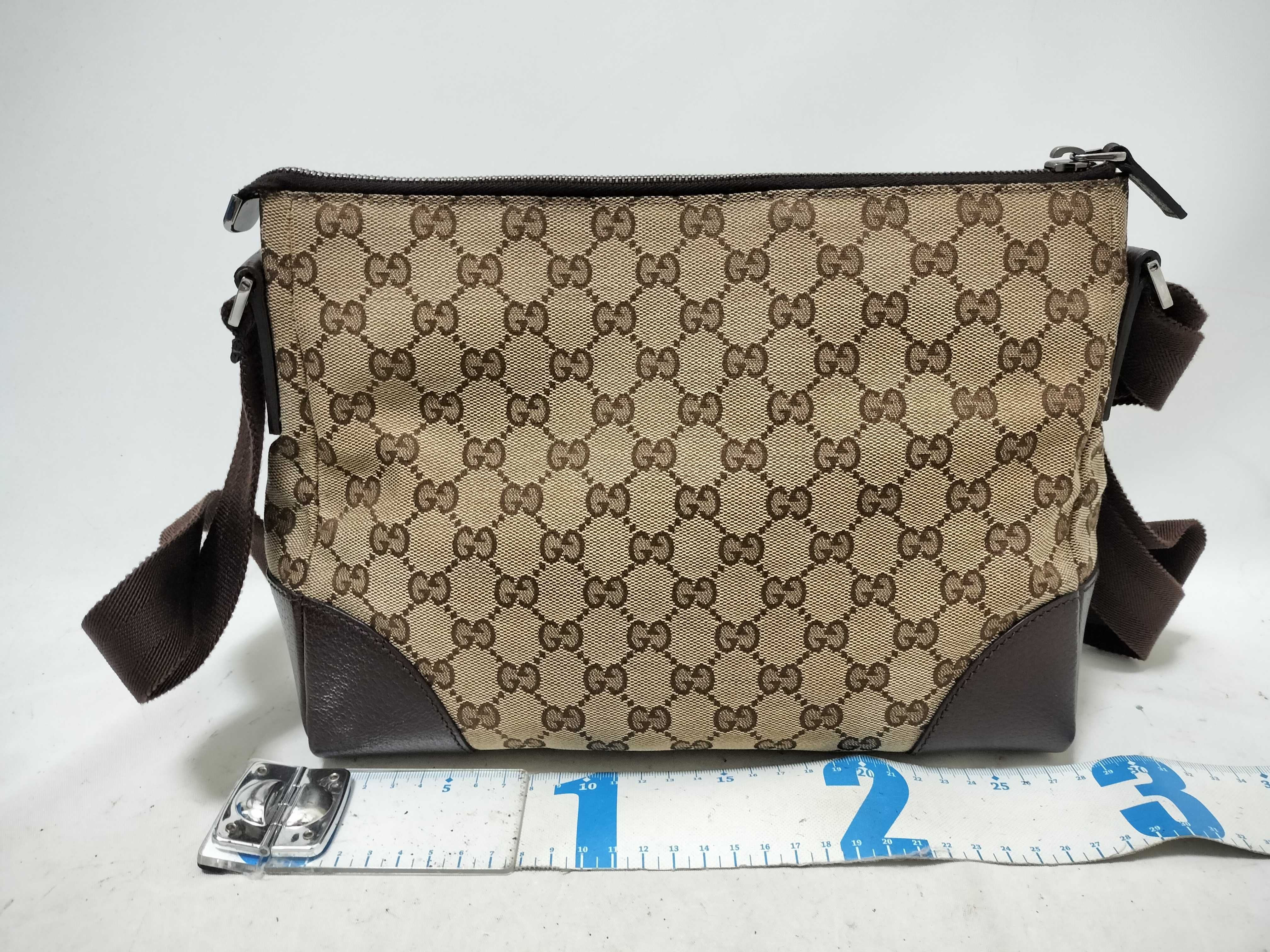 GG Canvas Shoulder Bag, Brown, GG Canvas, 114273 001998 (Shoulder Bag) — view 2