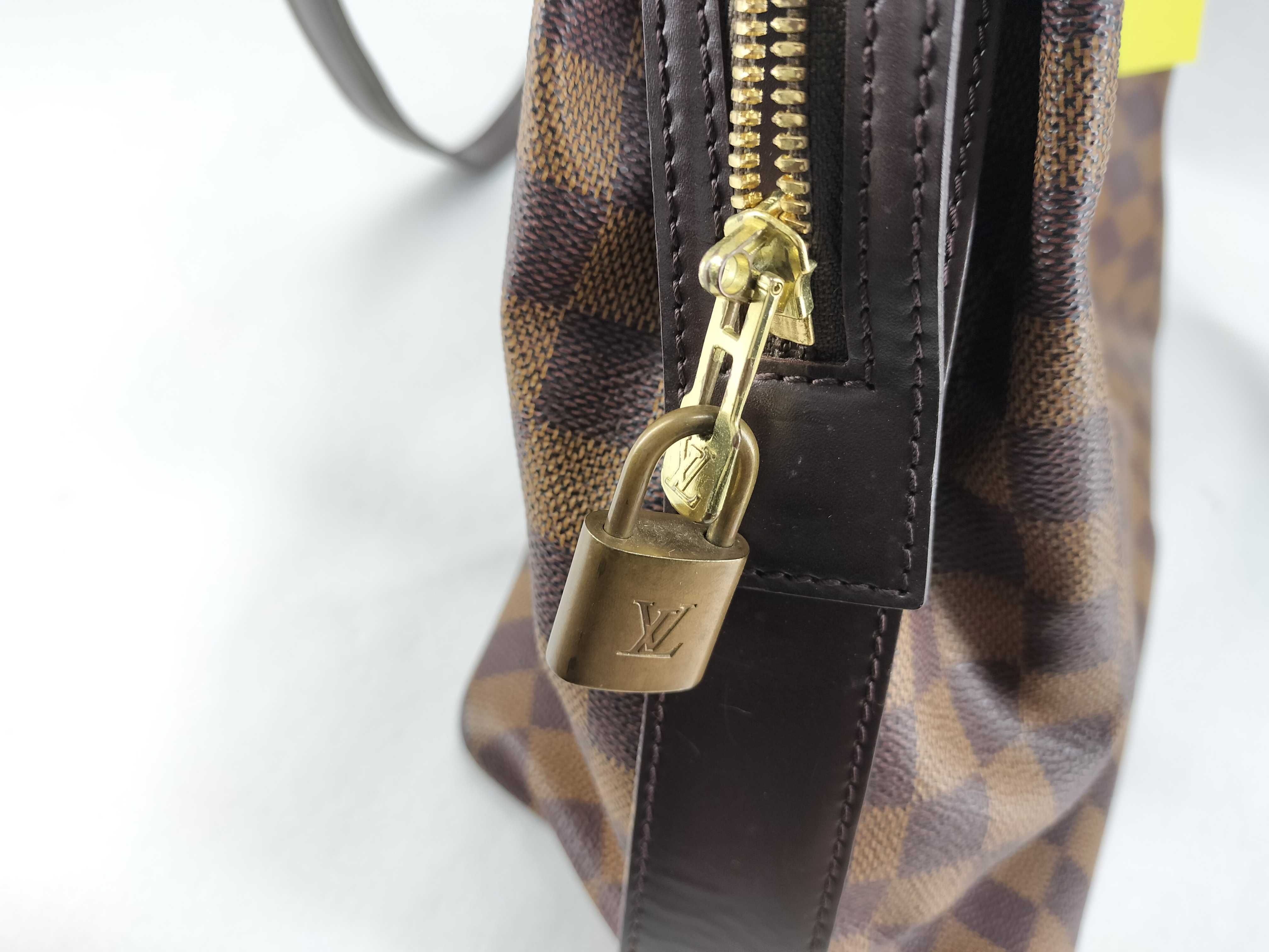 Damier N51119 Chelsea Tote Bag with Key and Padlock — view 11