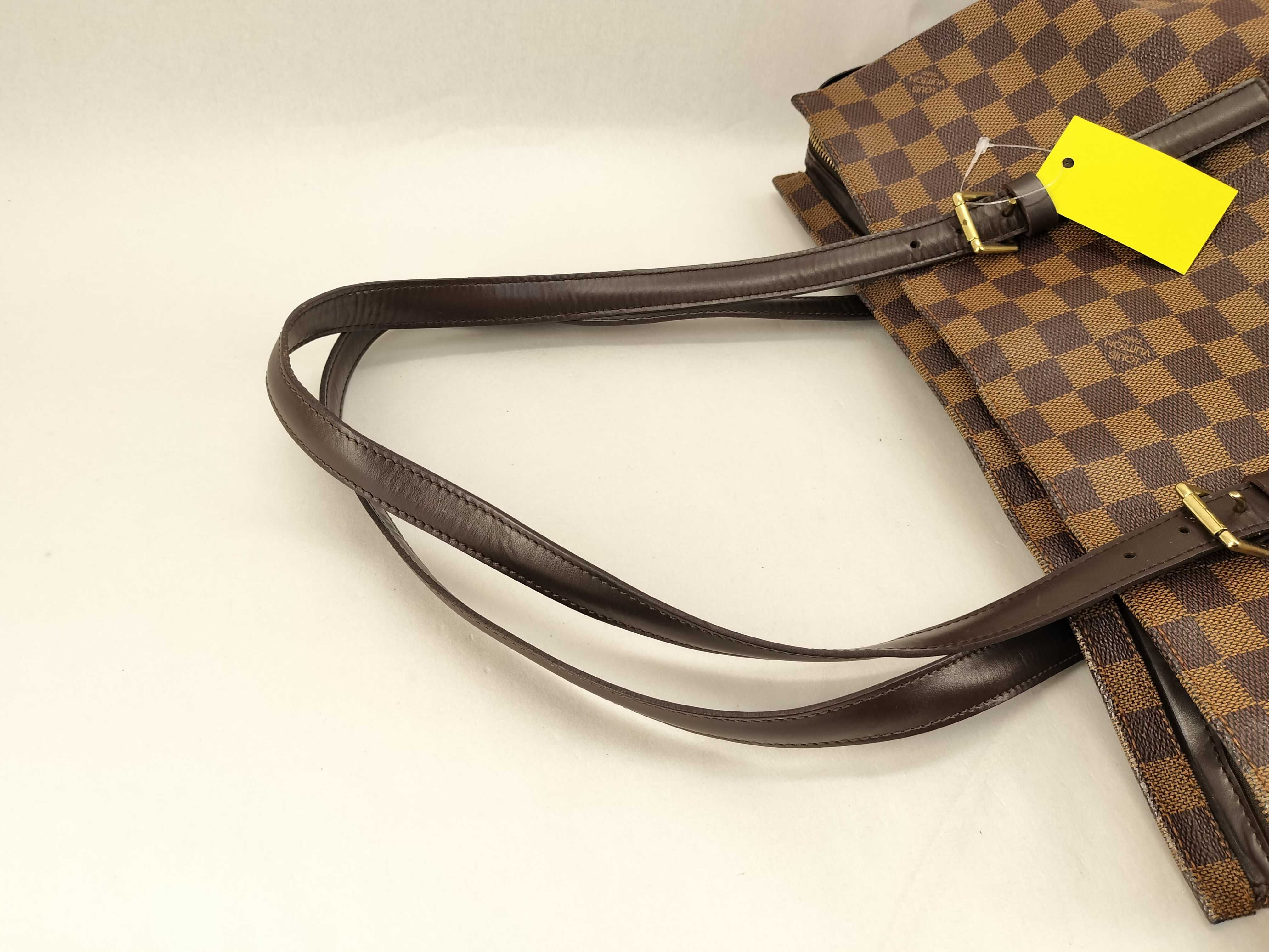Damier N51119 Chelsea Tote Bag with Key and Padlock — view 3
