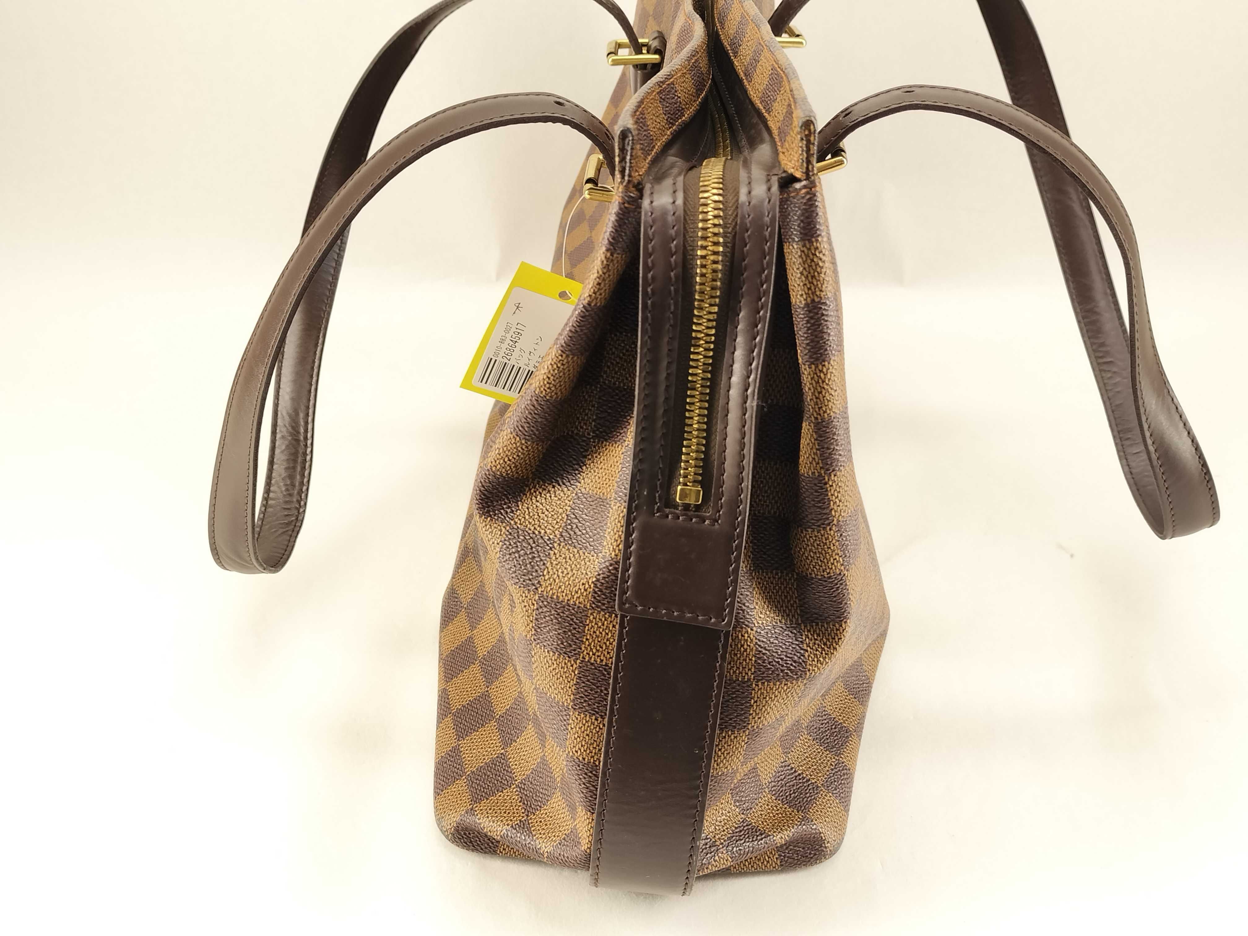 Damier N51119 Chelsea Tote Bag with Key and Padlock — view 9