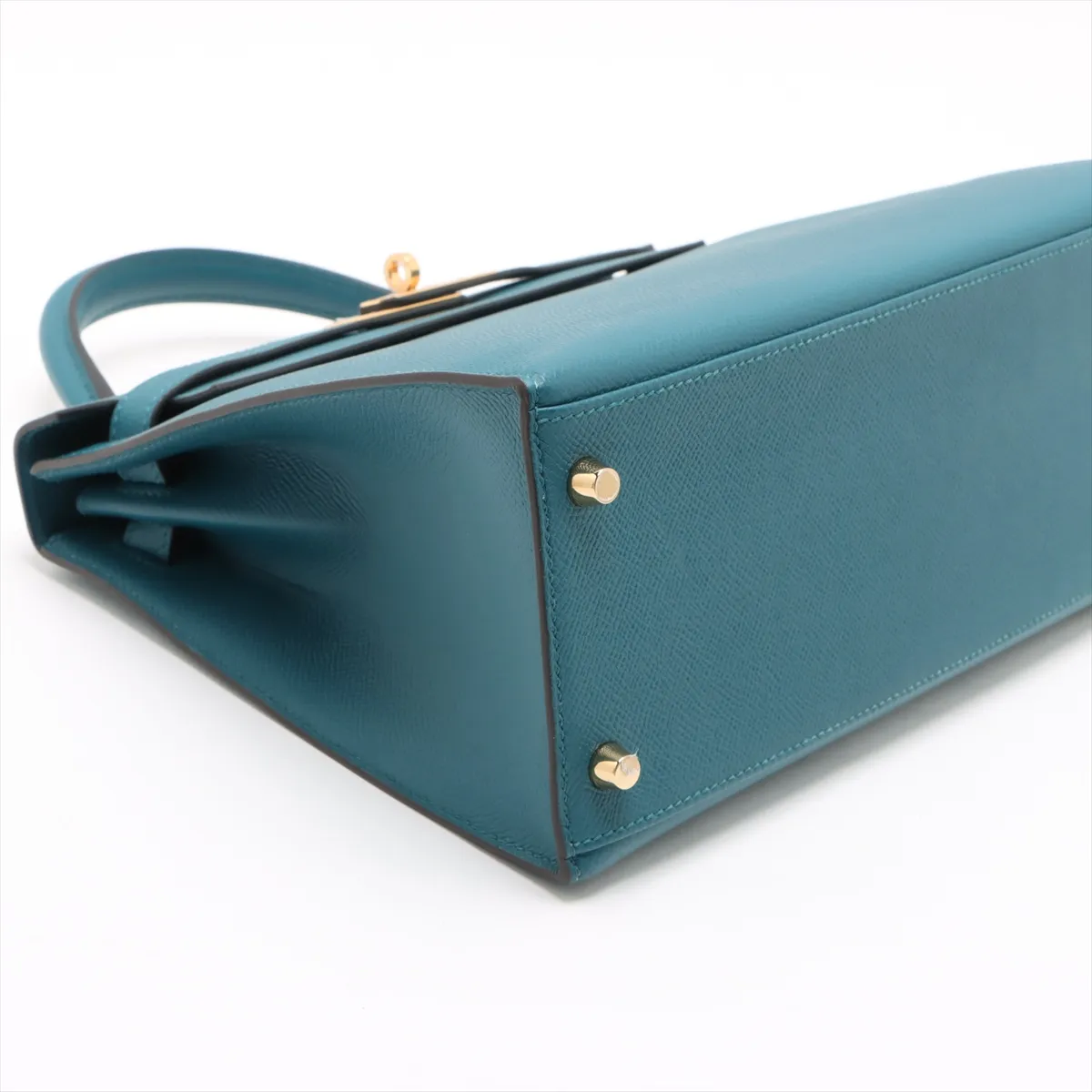 [Individually wrapped] Hermes Kelly 28 Serie Vaux Epson Vert Bosfort Gold hardware D:2019 — view 4