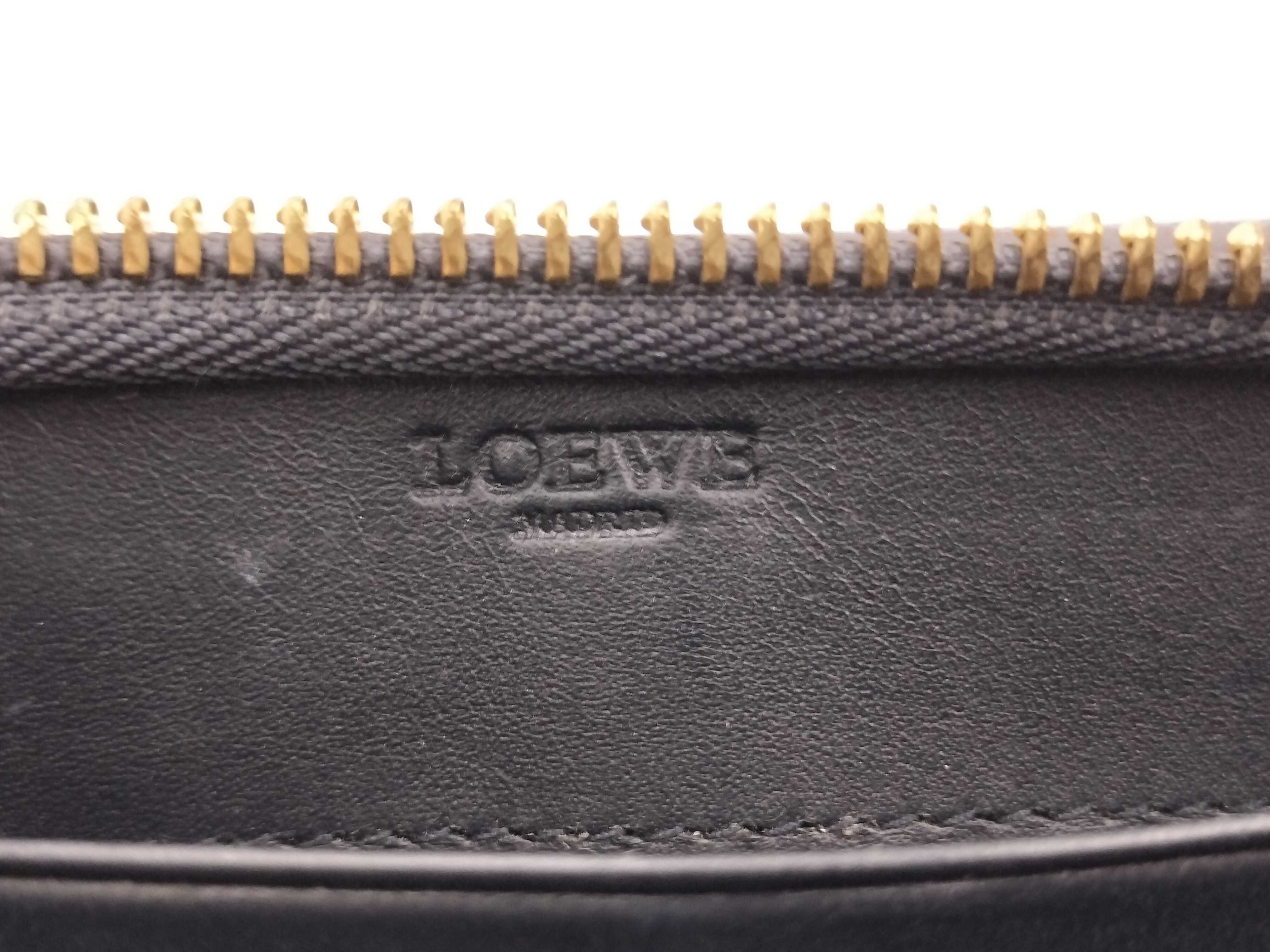 Leather Anagram Long Wallet — view 11