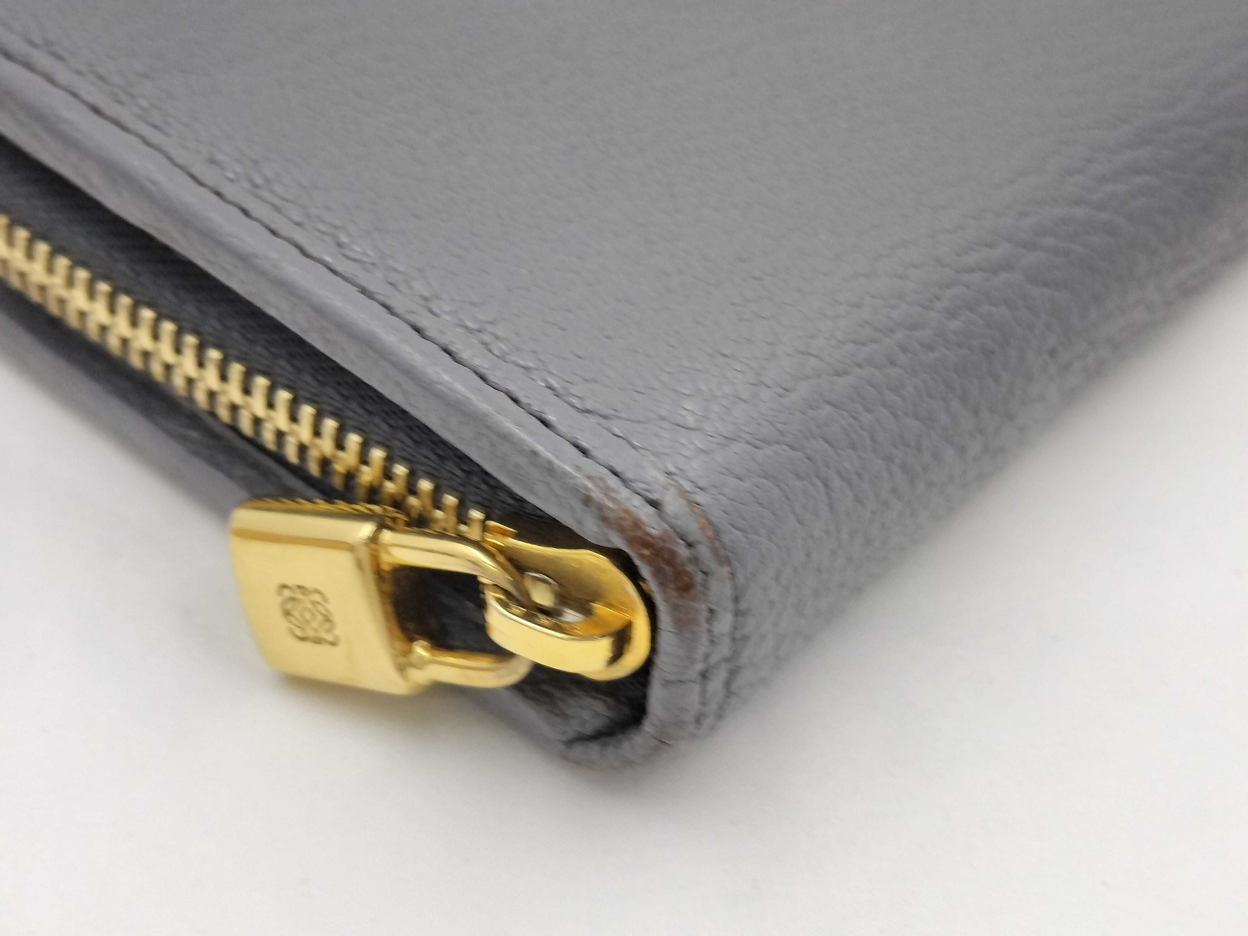 Leather Anagram Long Wallet — view 4