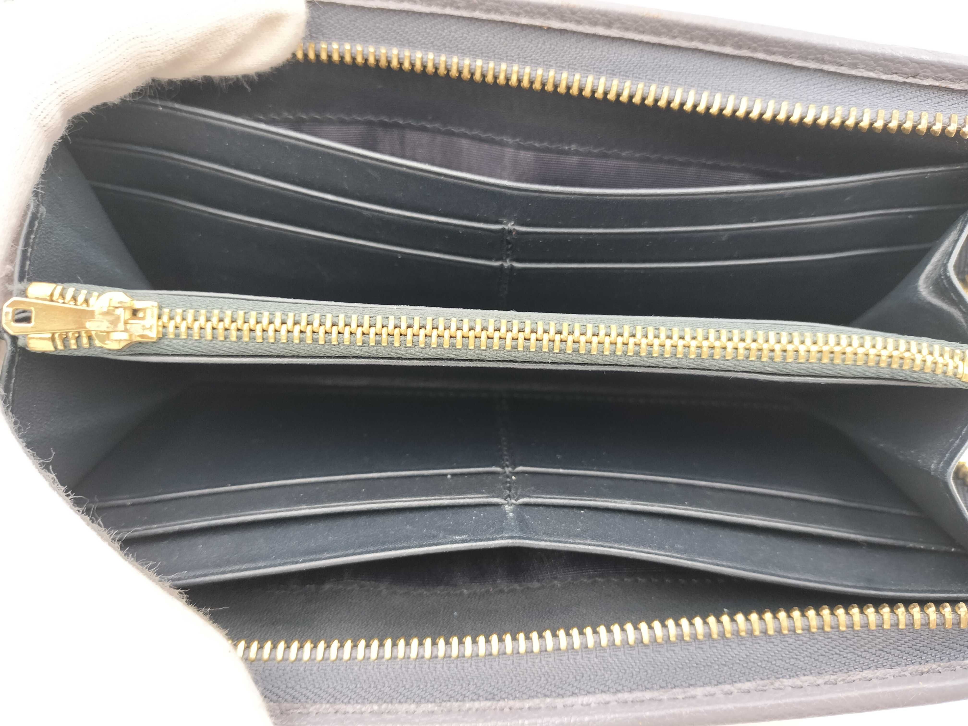 Leather Anagram Long Wallet — view 7