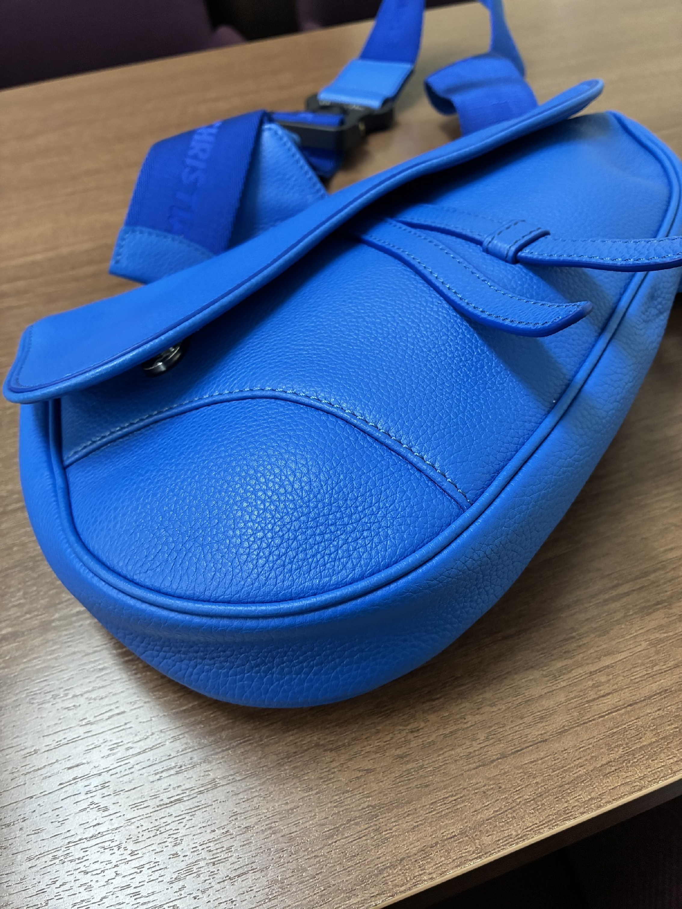 Saddle Body Men's Blue Bag — view 2