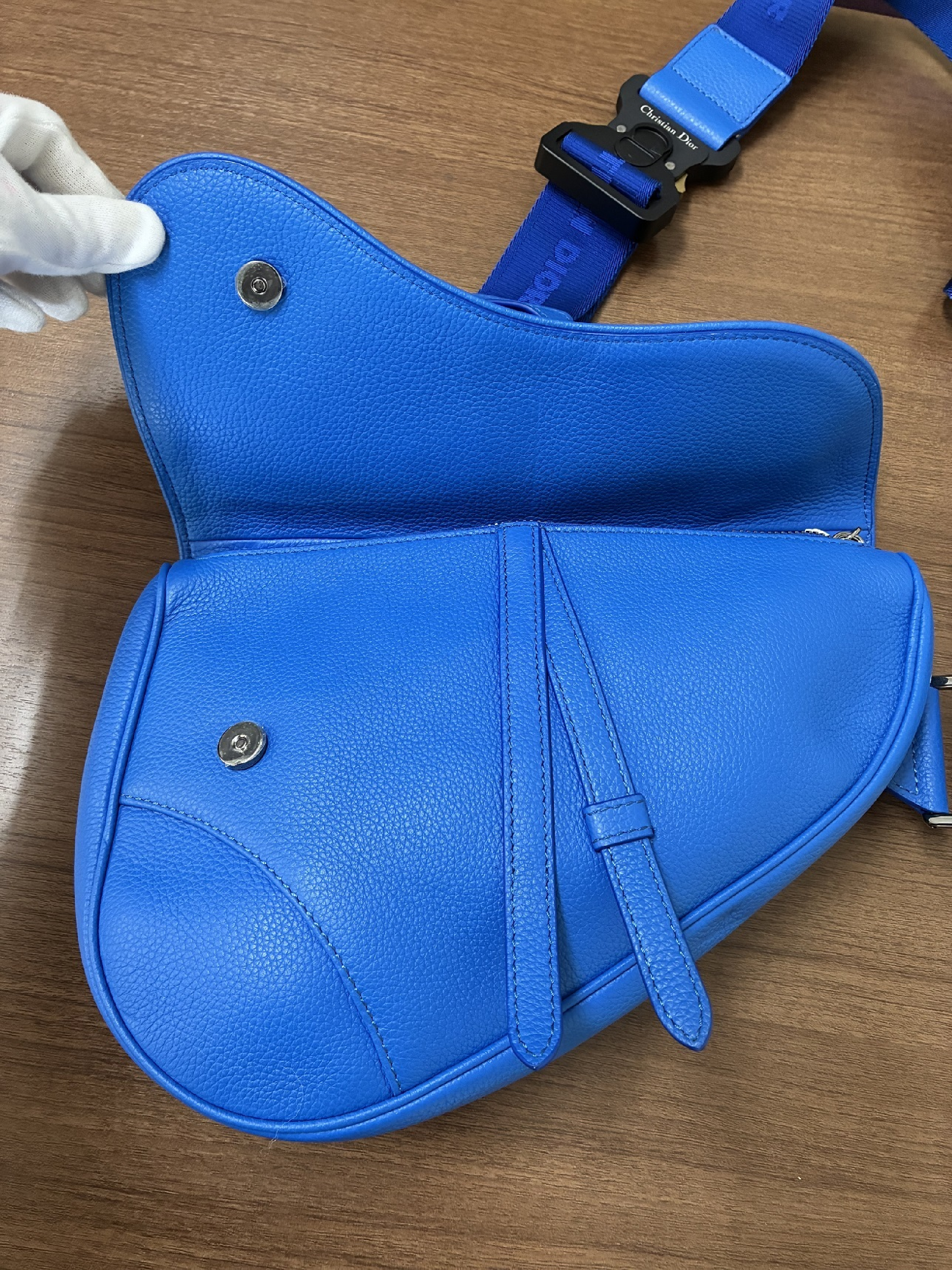 Saddle Body Men's Blue Bag — view 3