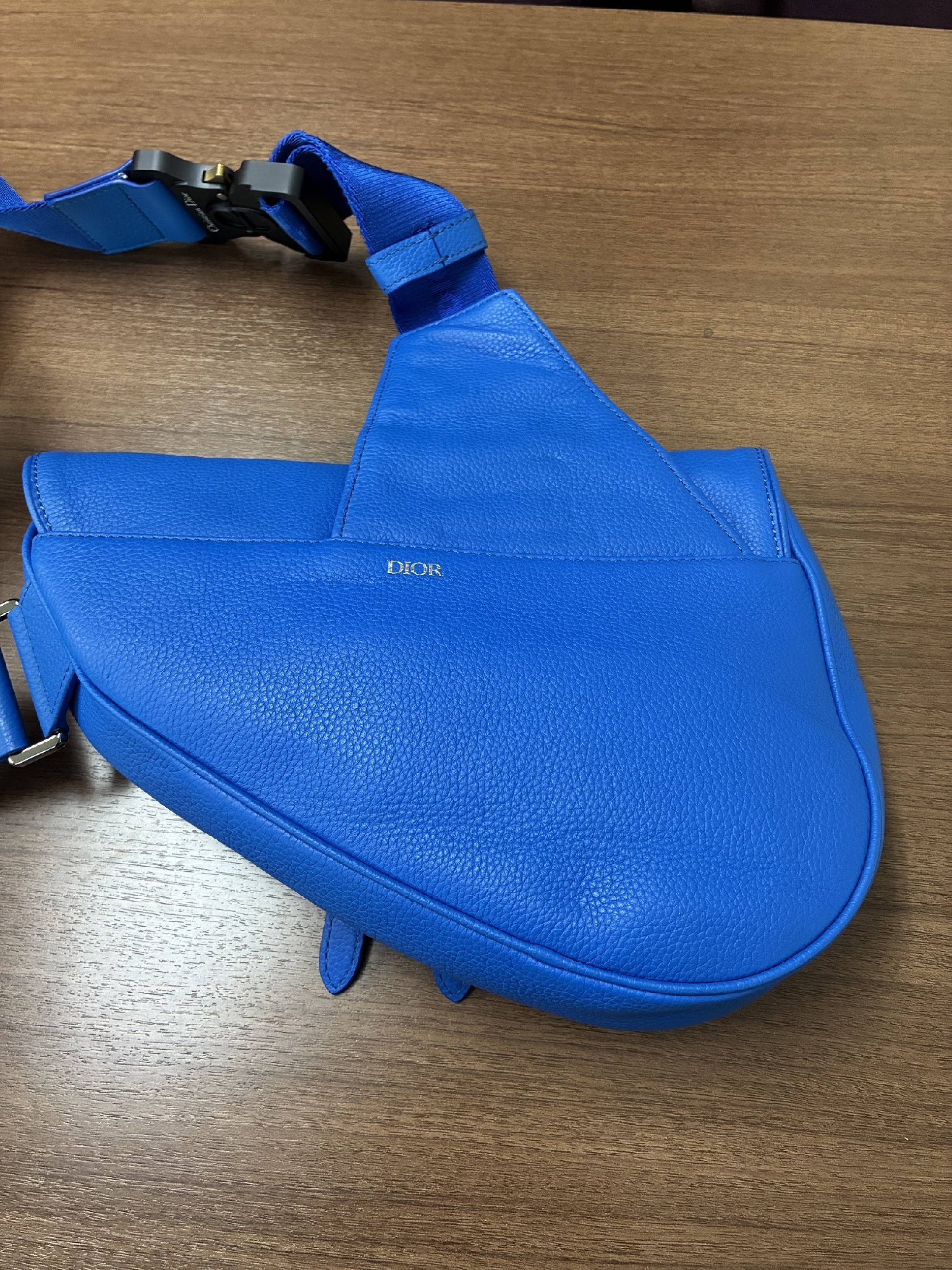 Saddle Body Men's Blue Bag — view 4
