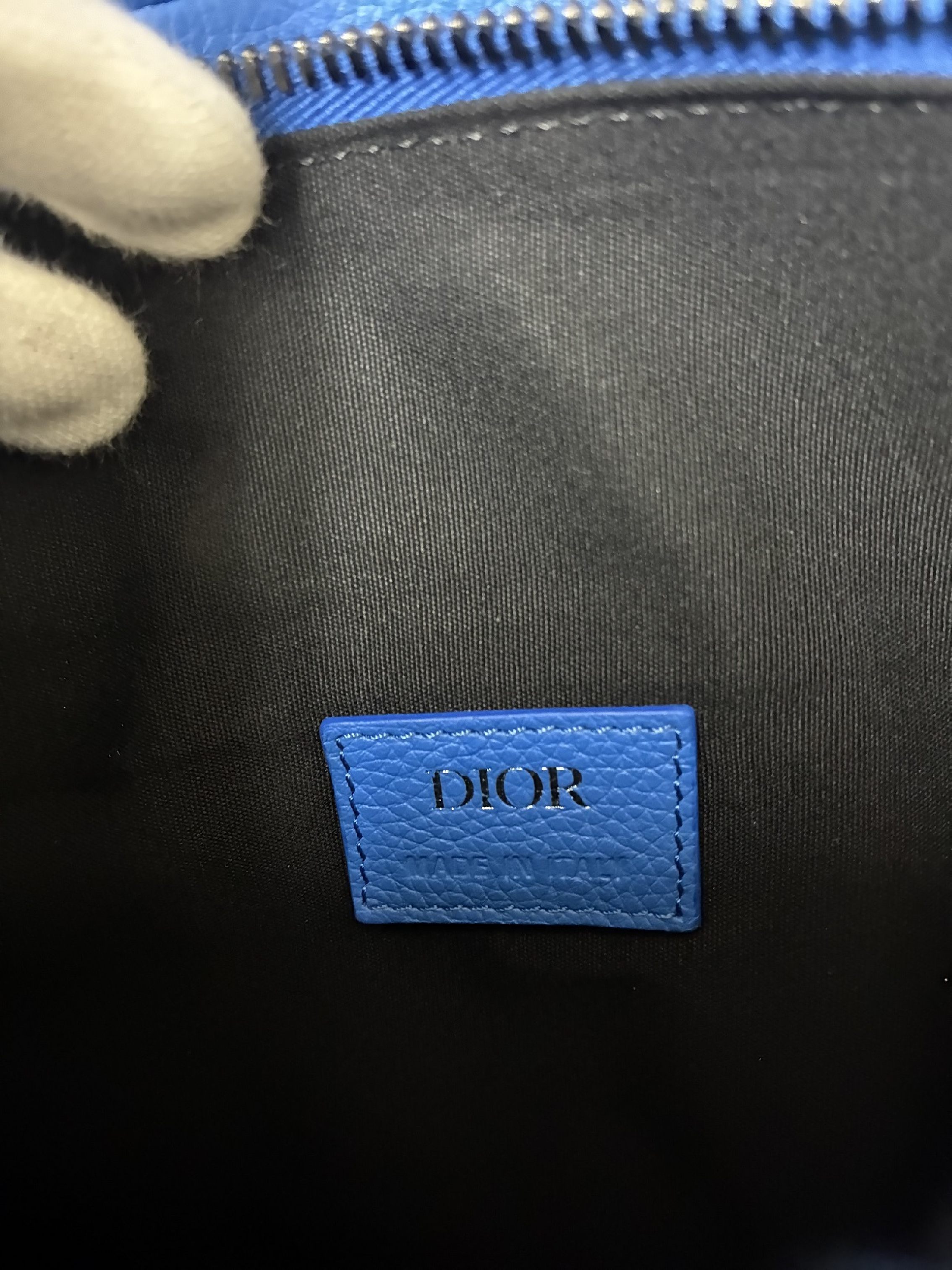 Saddle Body Men's Blue Bag — view 6