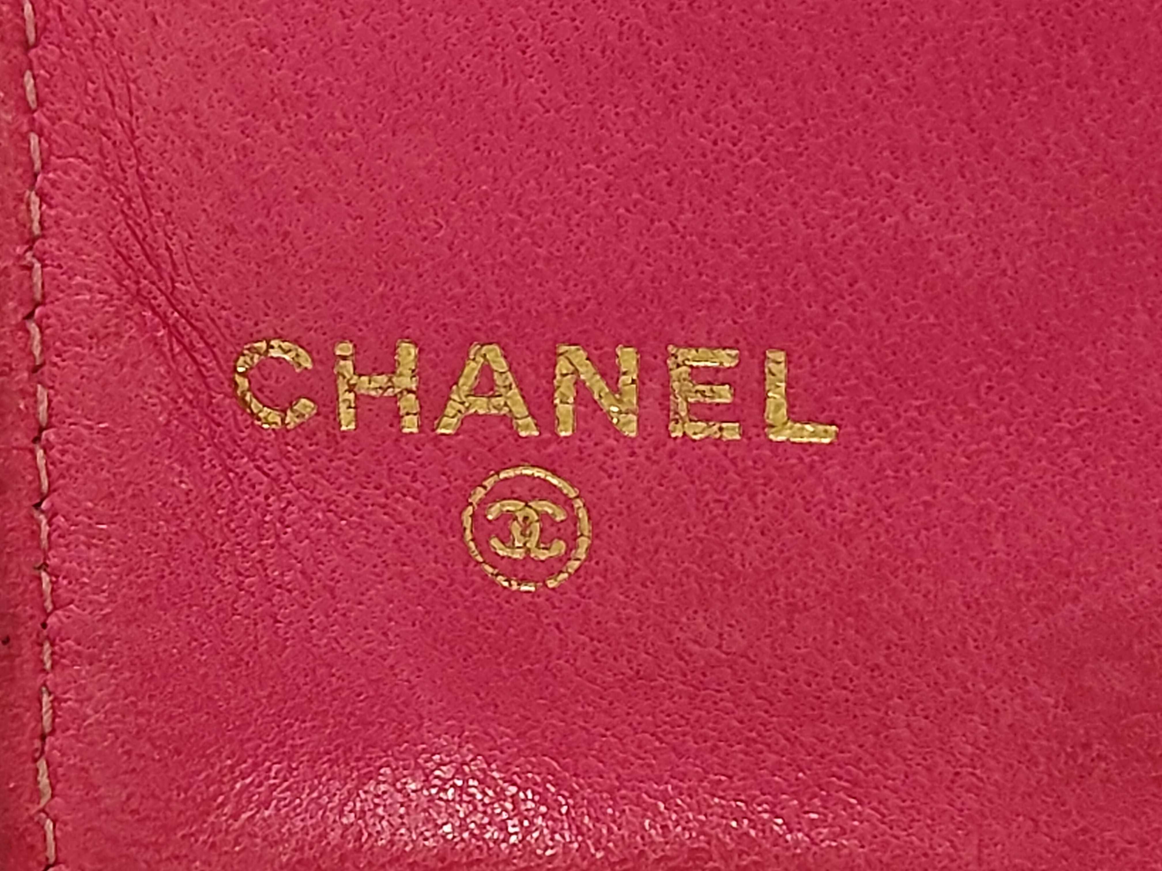 bi-fold long wallet, pink, serial number 4 — view 5