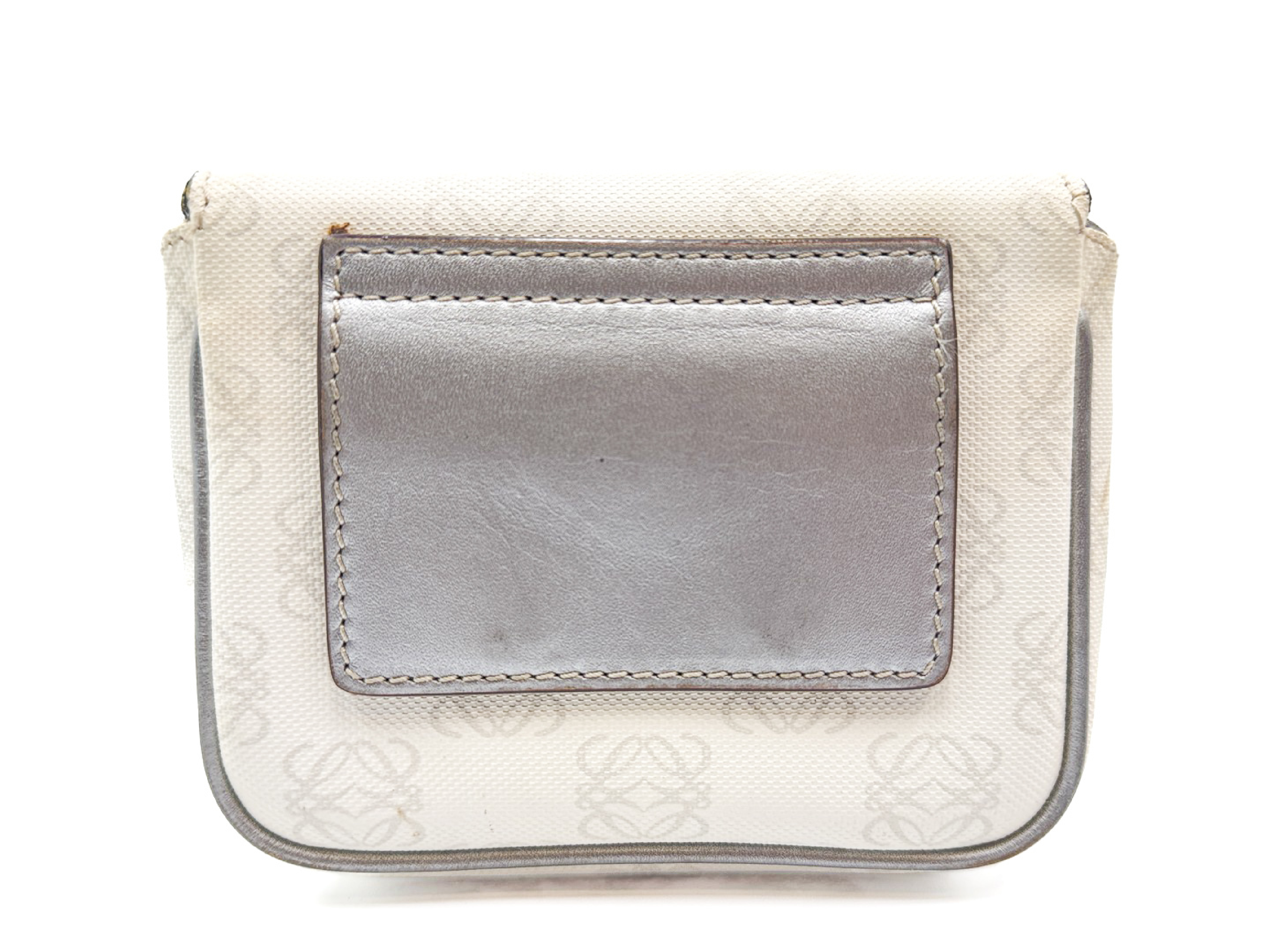 Anagram Leather Pouch Bag — view 2