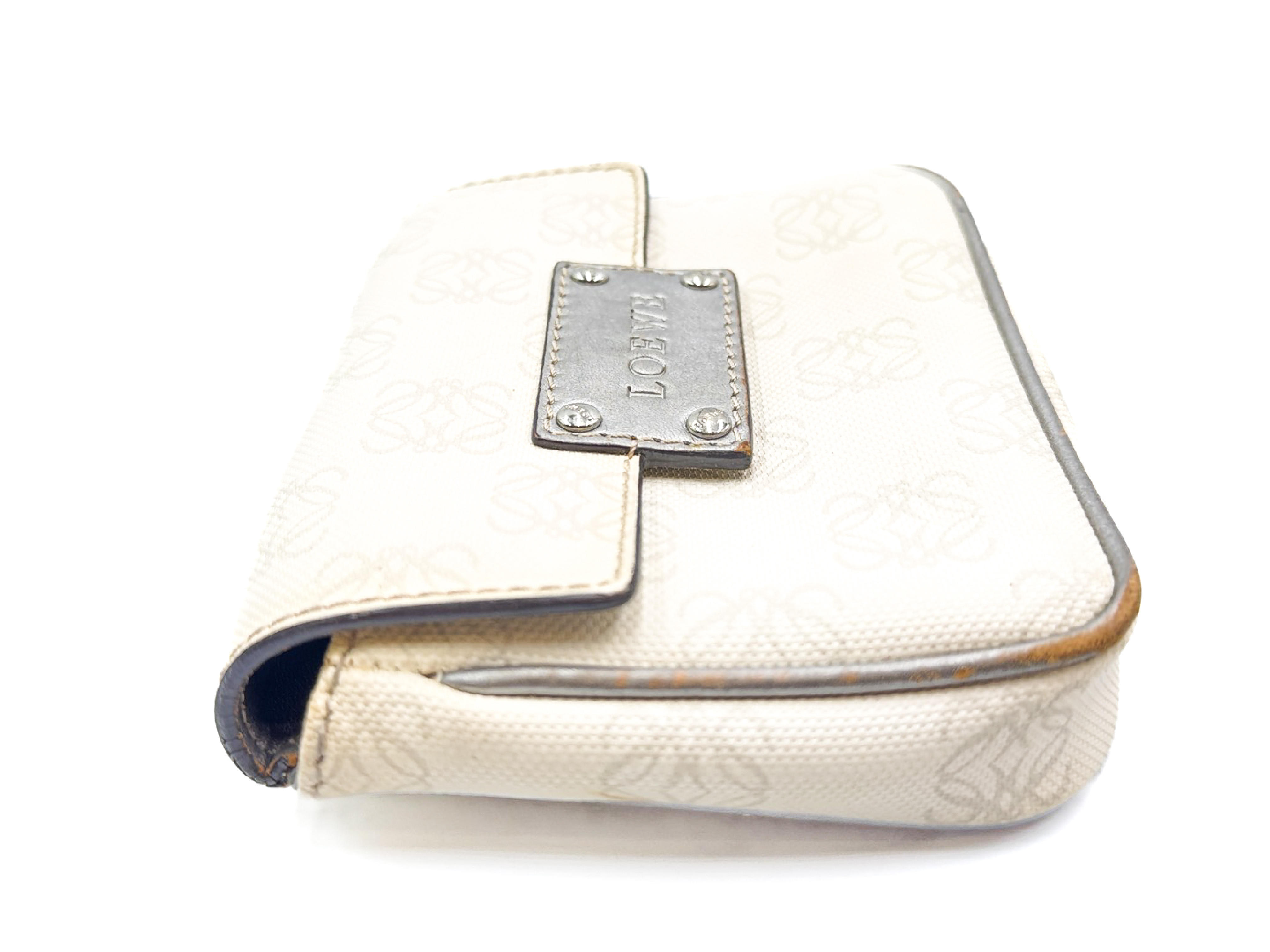 Anagram Leather Pouch Bag — view 4