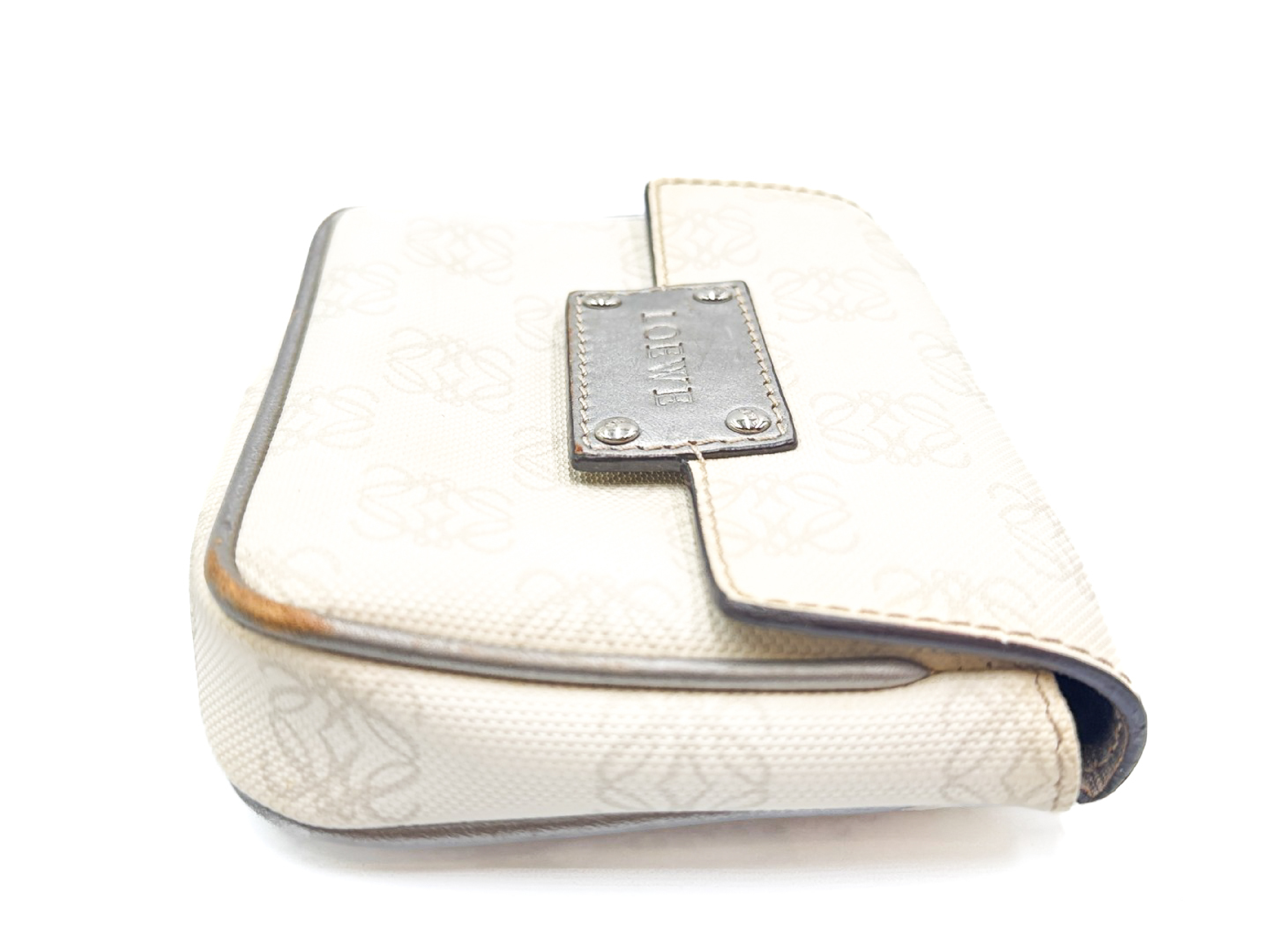 Anagram Leather Pouch Bag — view 5