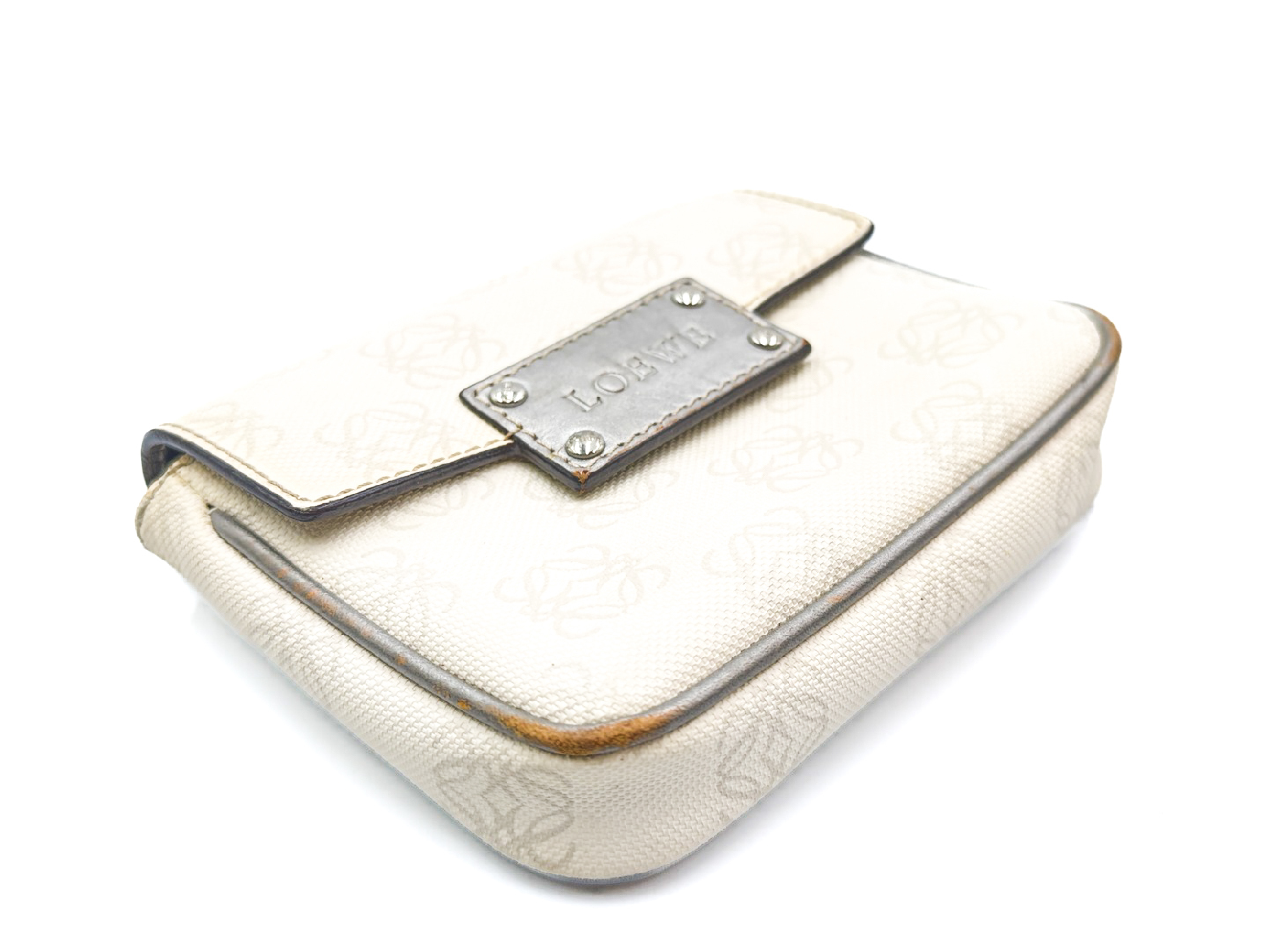 Anagram Leather Pouch Bag — view 6