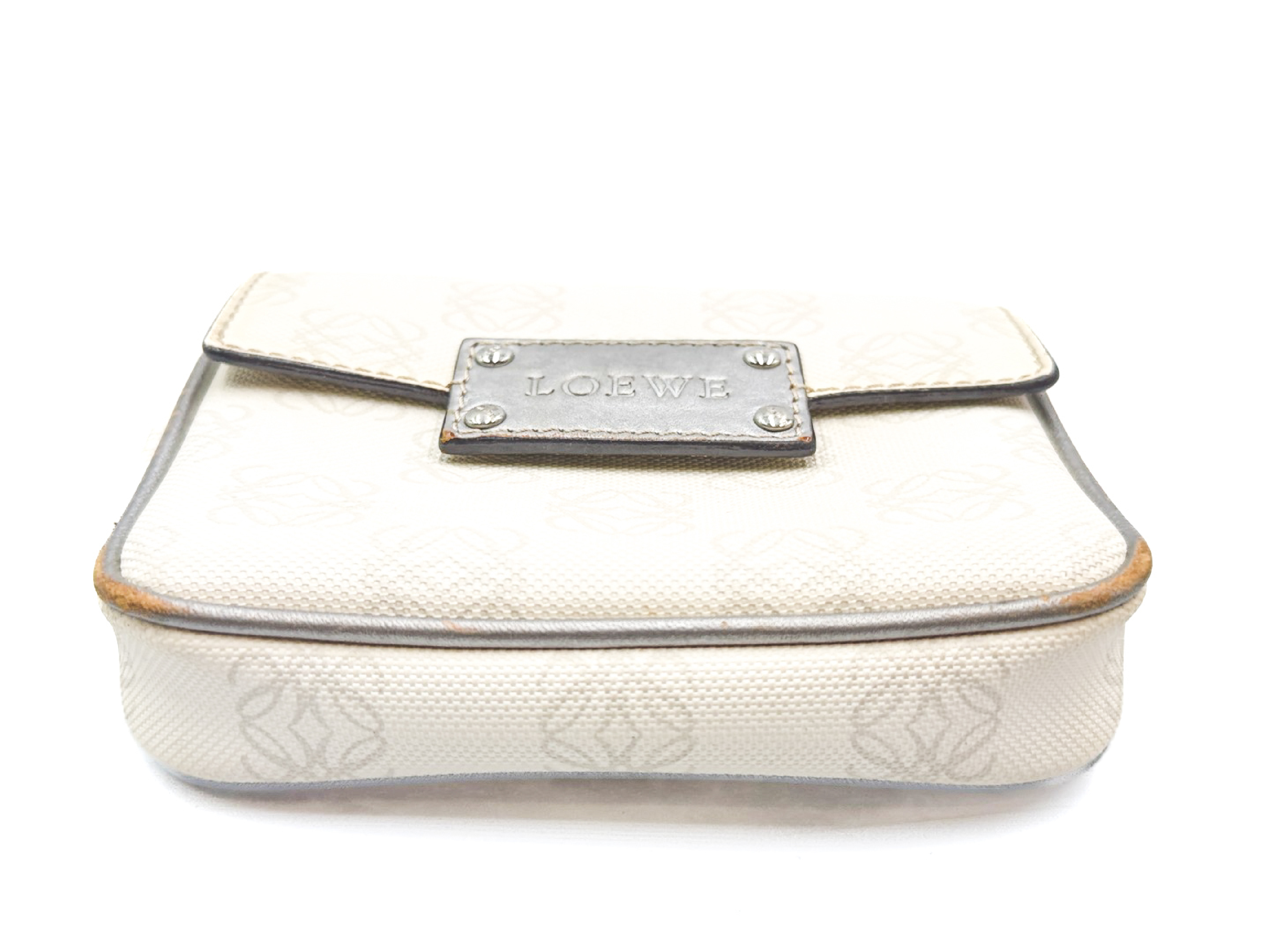 Anagram Leather Pouch Bag — view 8