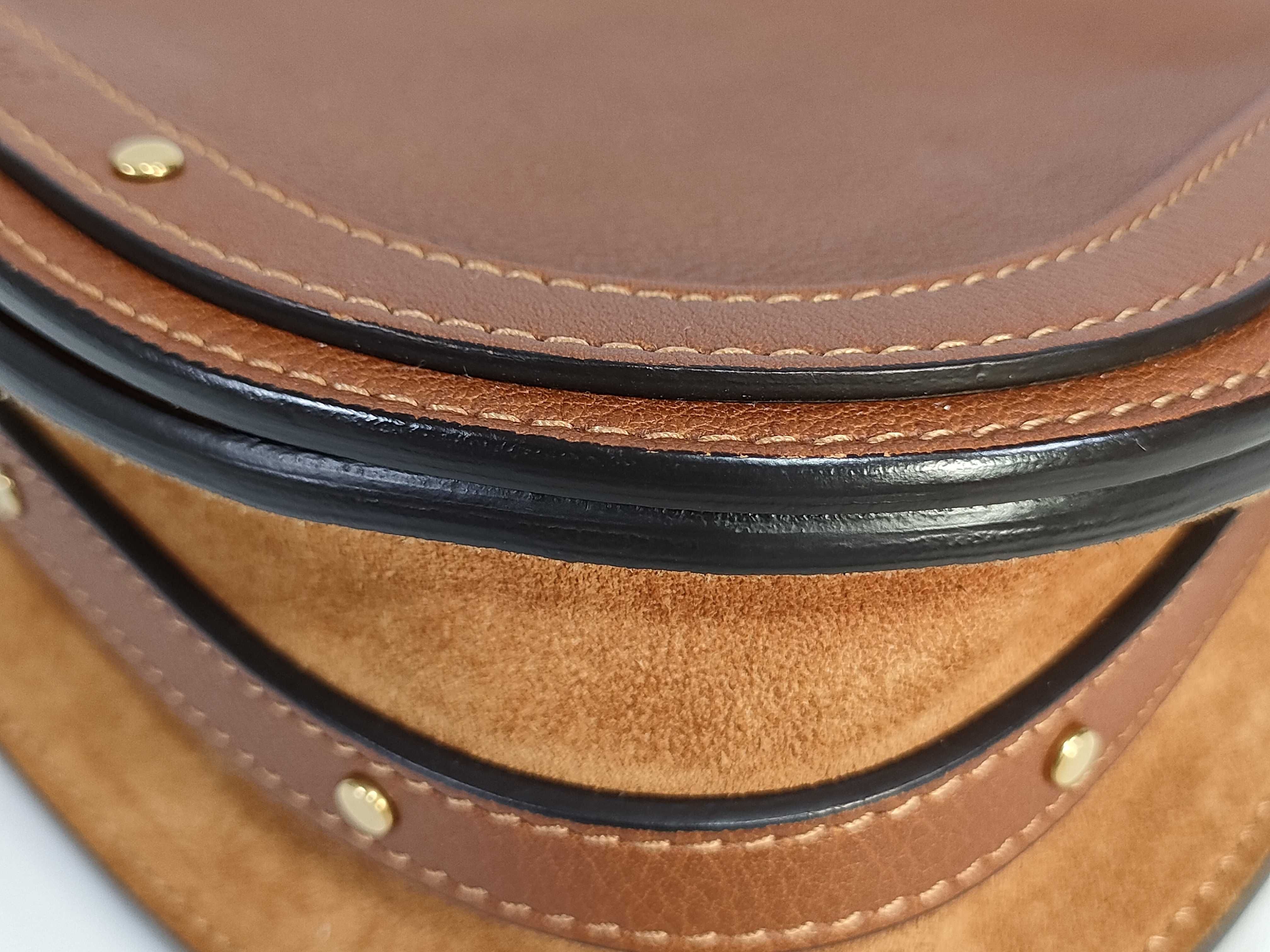 leather shoulder bag, brown. — view 7