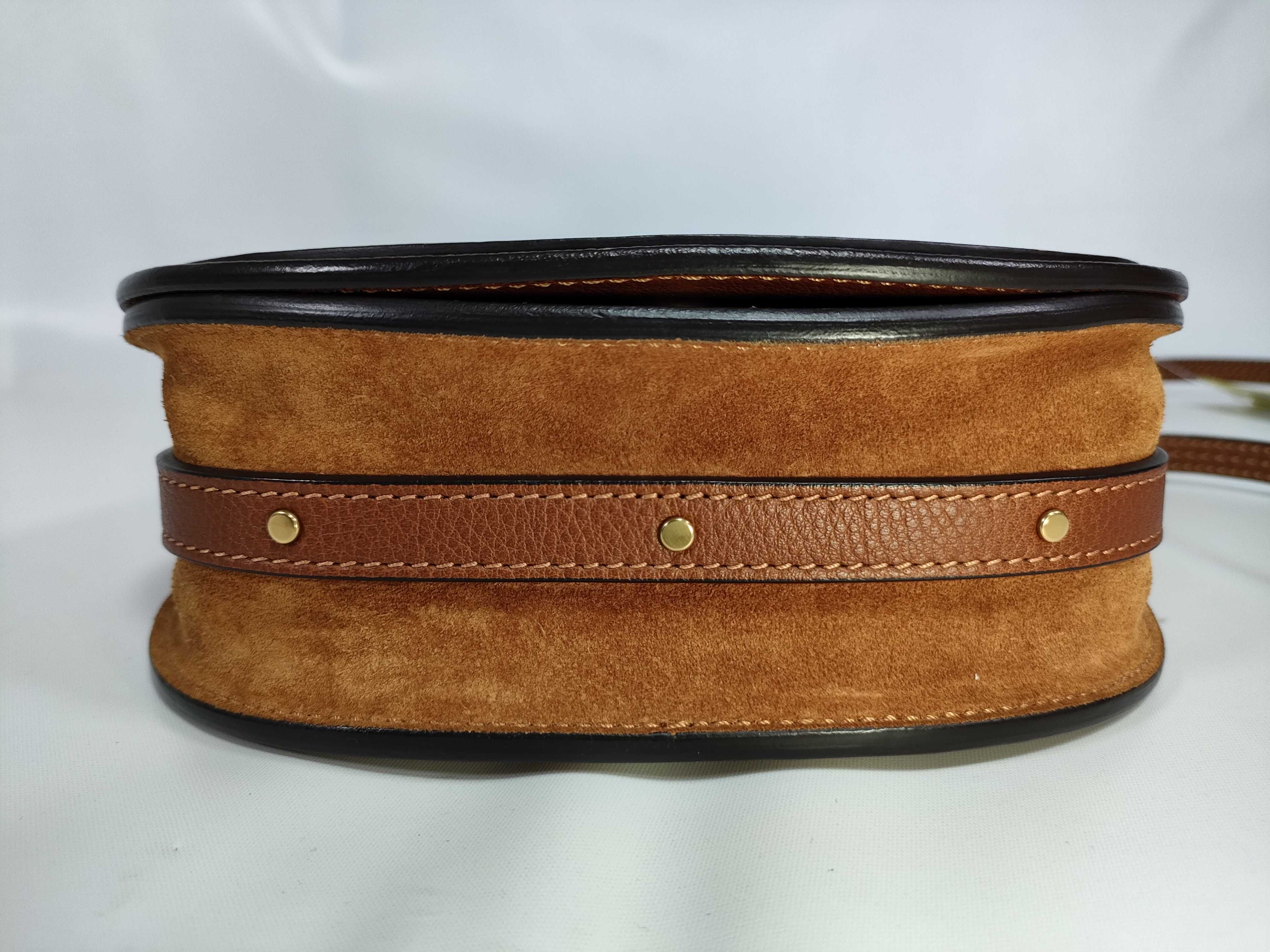 leather shoulder bag, brown. — view 8