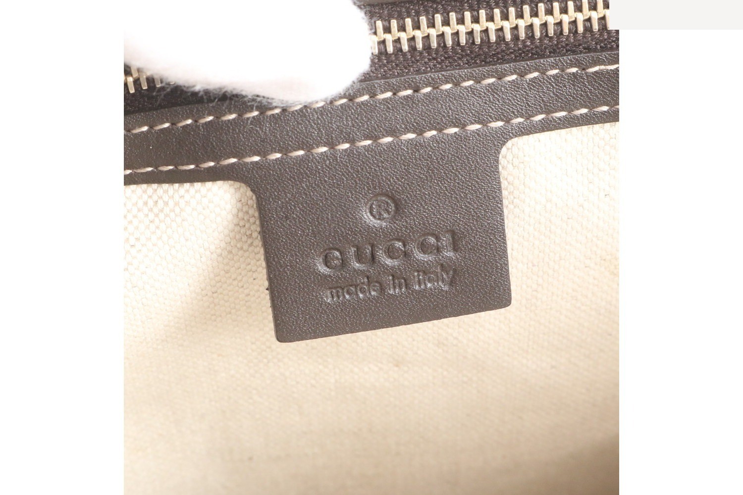 GG Canvas Lovely Heart 257068 Leather Tote Bag — view 8