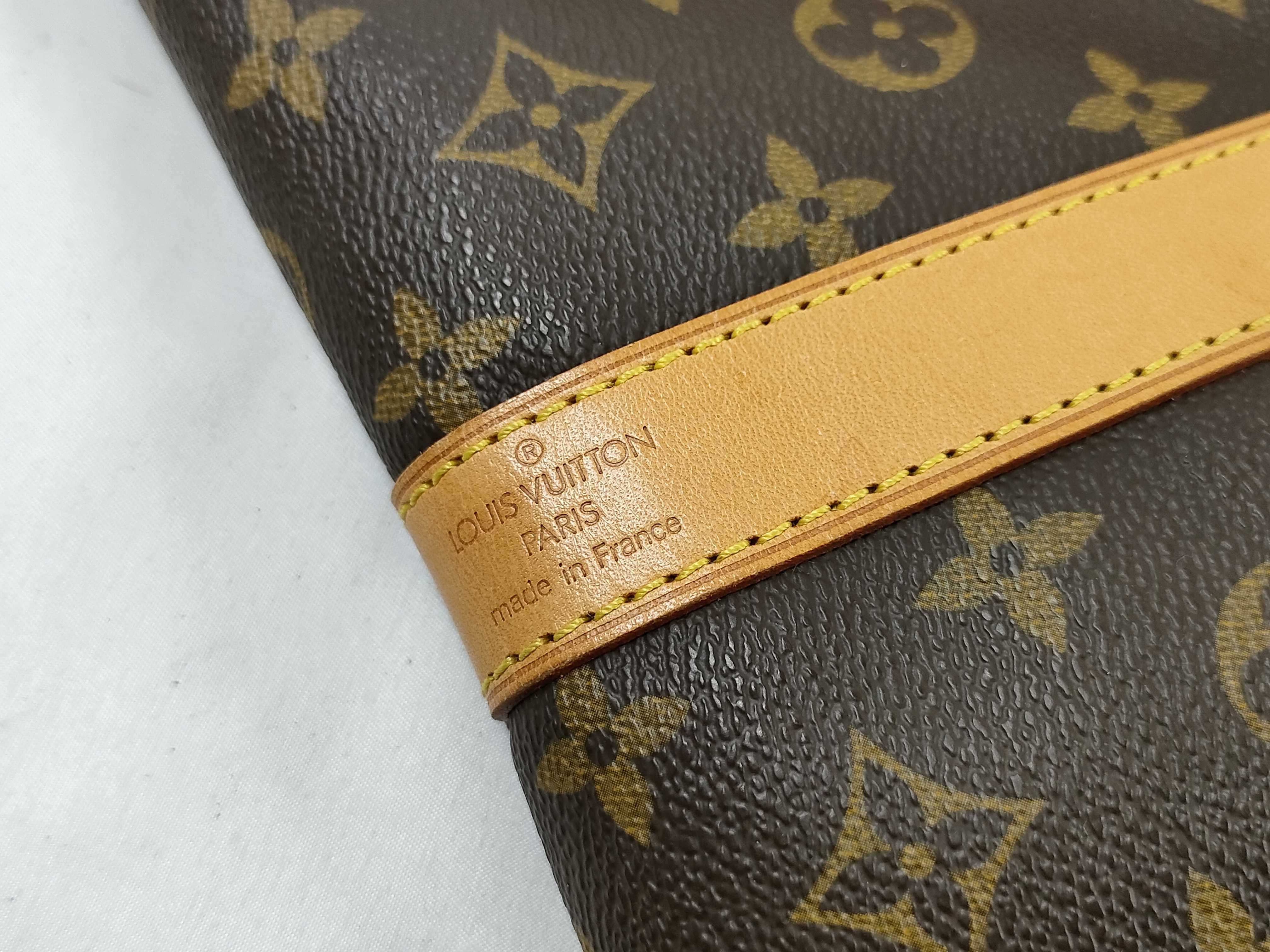 Monogram Keepall Bandoulière 55 M41414 FL1010 Brown Boston Bag — view 12