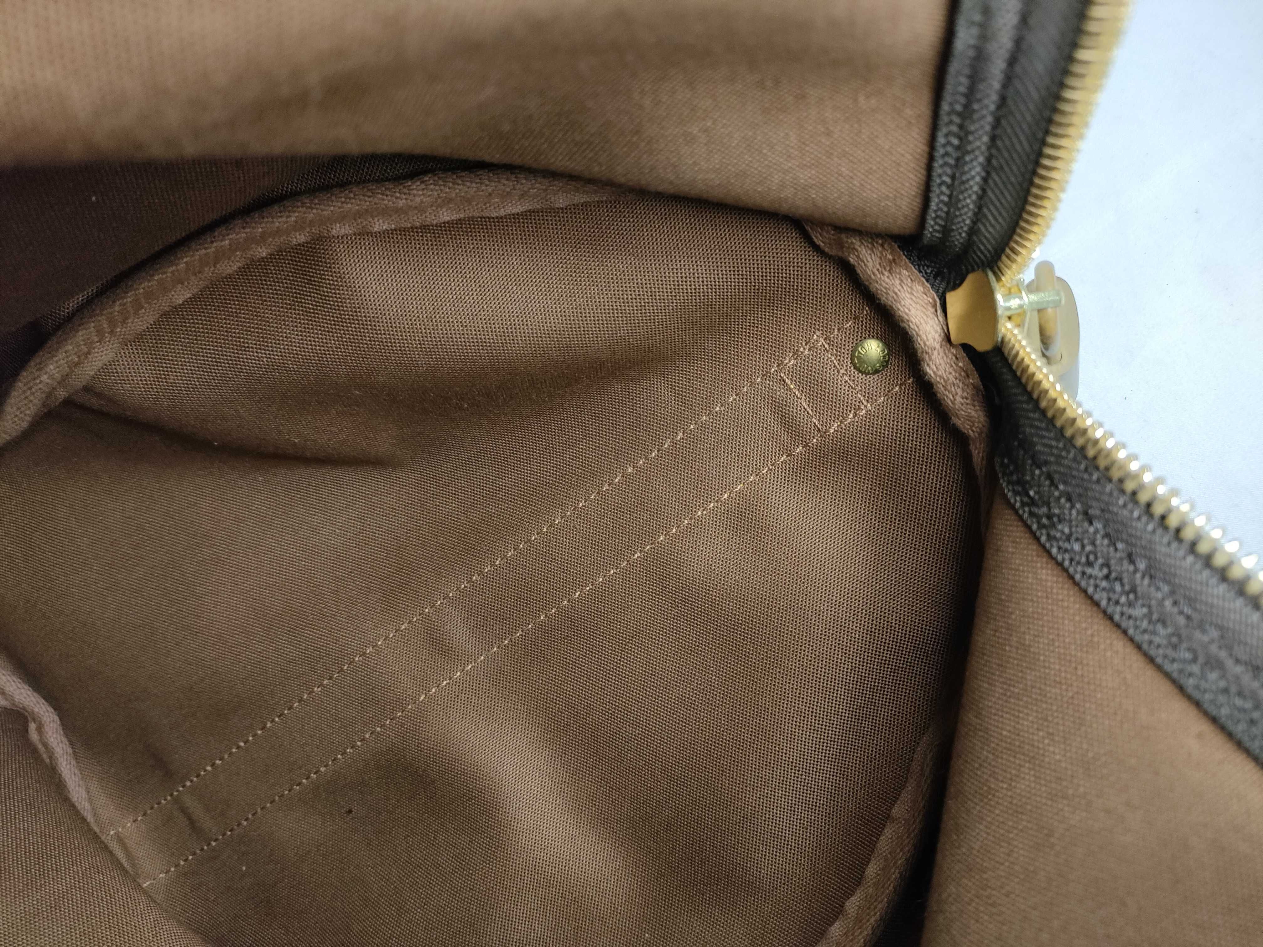 Monogram Keepall Bandoulière 55 M41414 FL1010 Brown Boston Bag — view 10