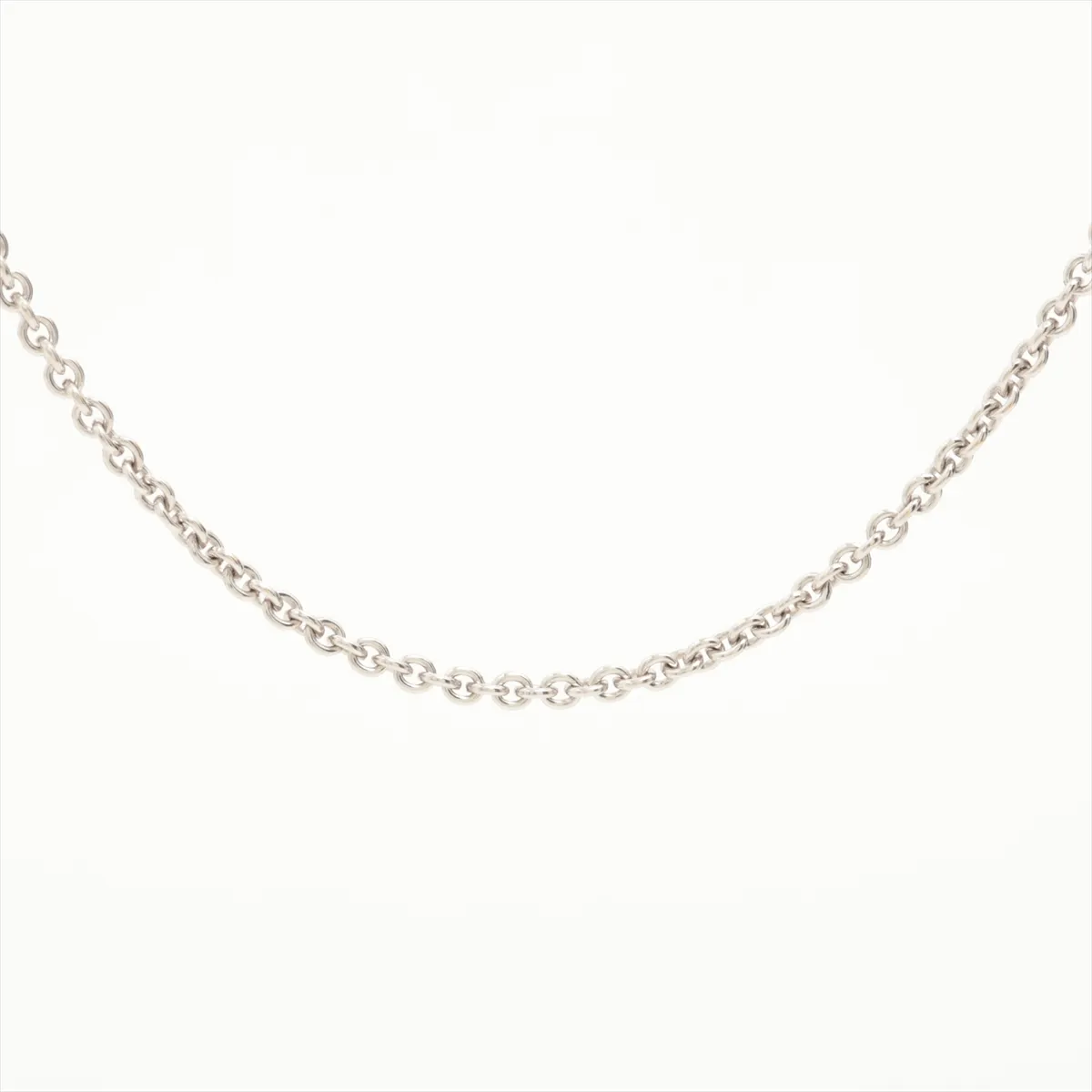 Echapet Necklace 750(WG) 6.5g 79151 Faint engraving, Hallmark struck twice, Plating — view 2