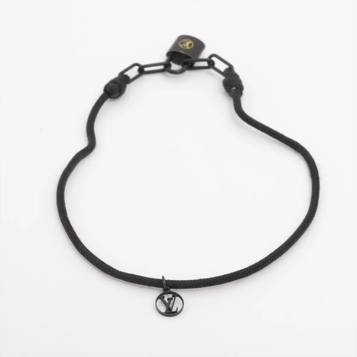 Q05270 Lockit Virgil Abloh E83162 Bracelet Titanium x Fabric Black — view 2
