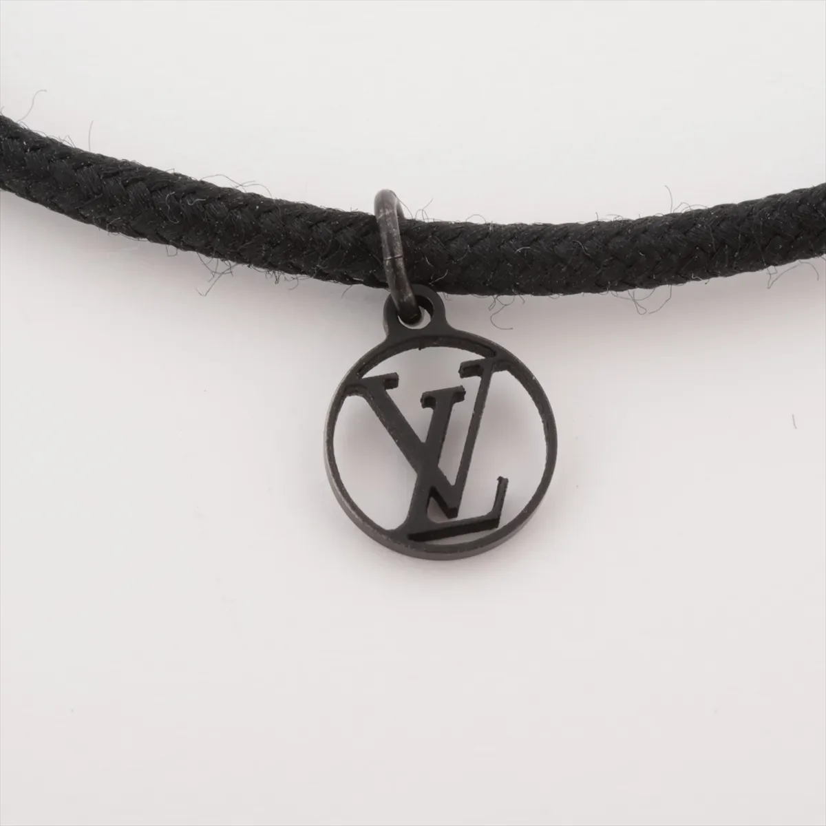 Q05270 Lockit Virgil Abloh E83162 Bracelet Titanium x Fabric Black — view 5