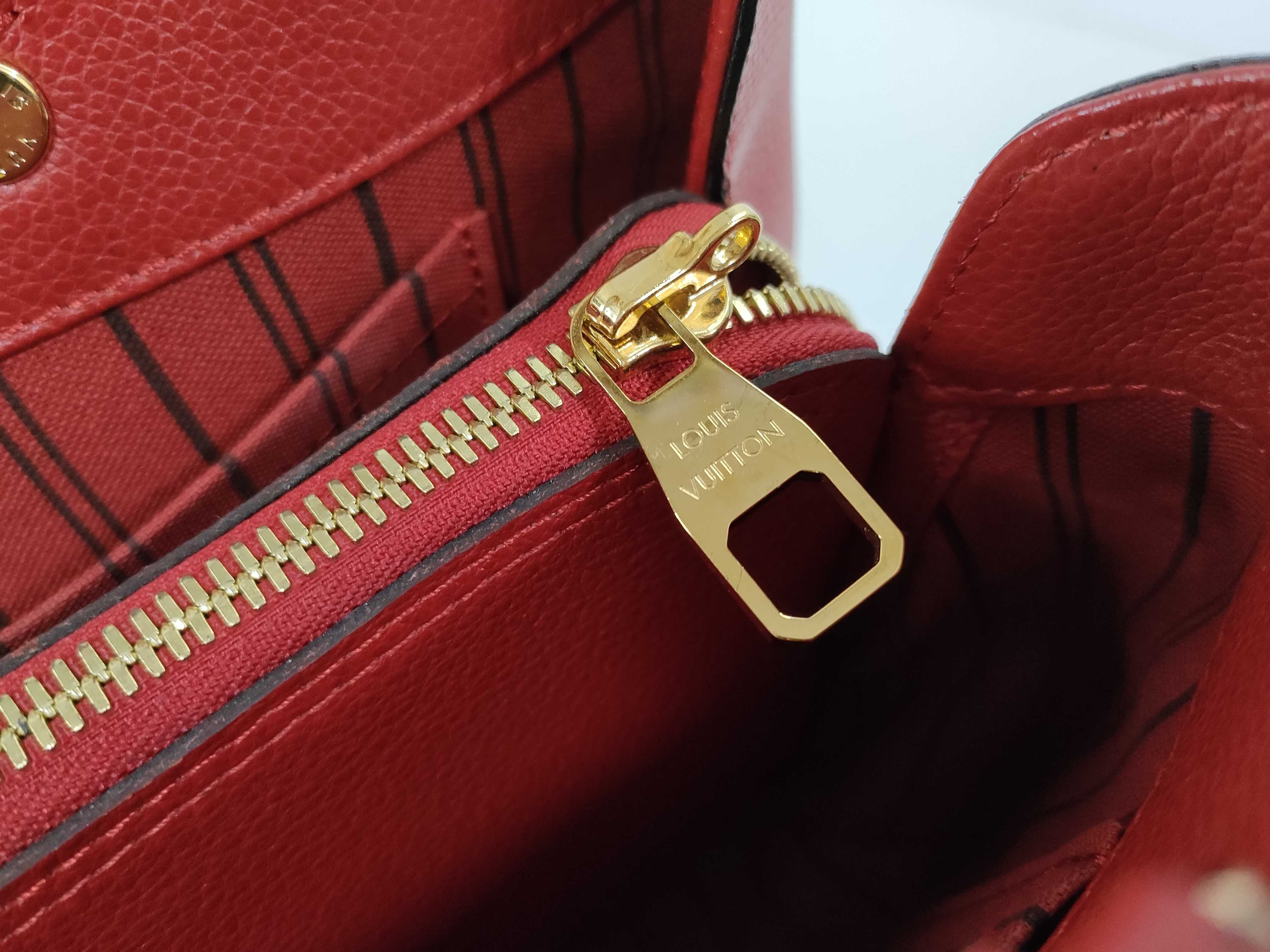 Monogram Empreinte Louis Vuitton Montaigne MM Empreinte 2-way Handbag — view 12