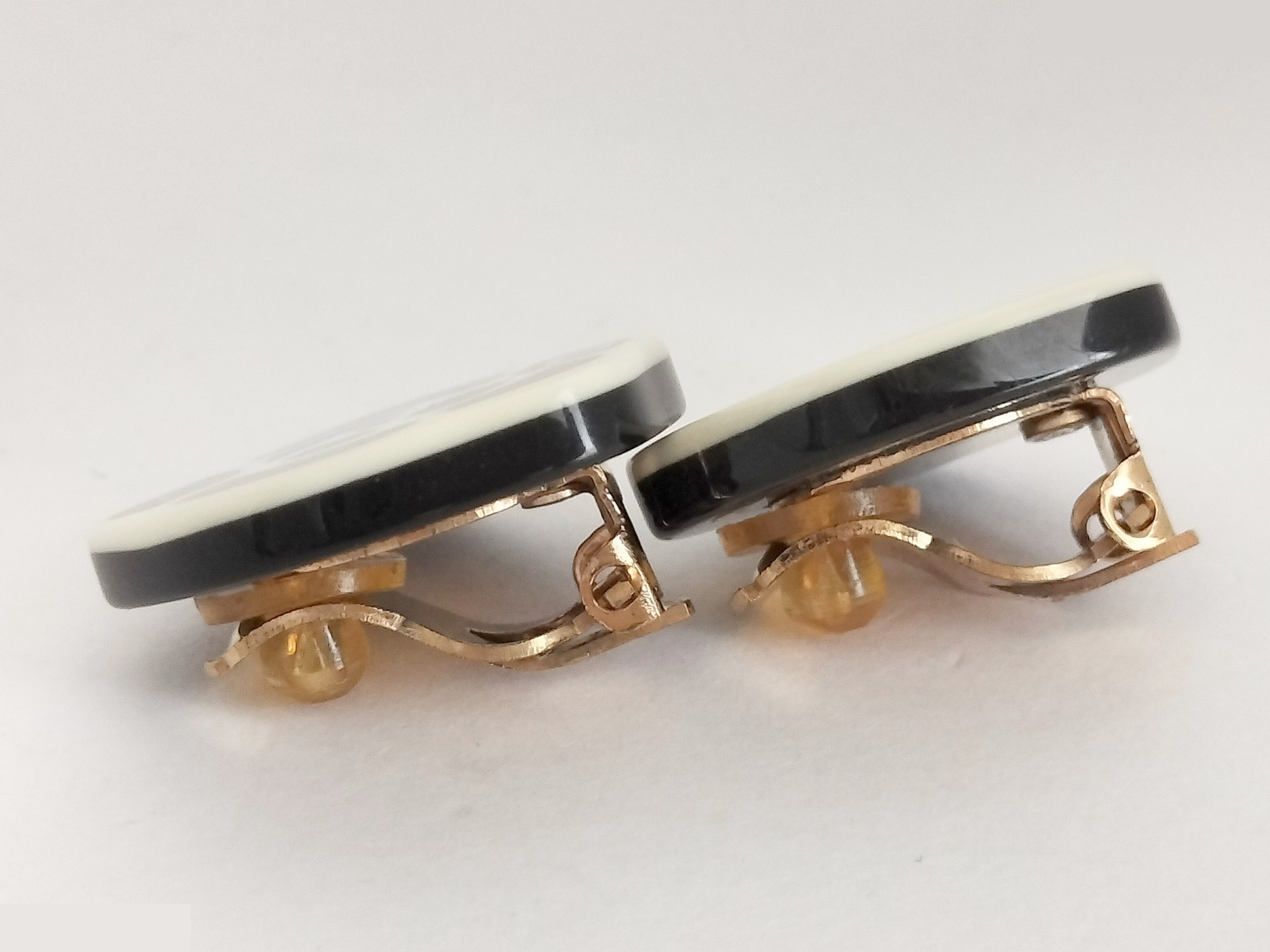 Coco Camellia Black Earrings — view 6