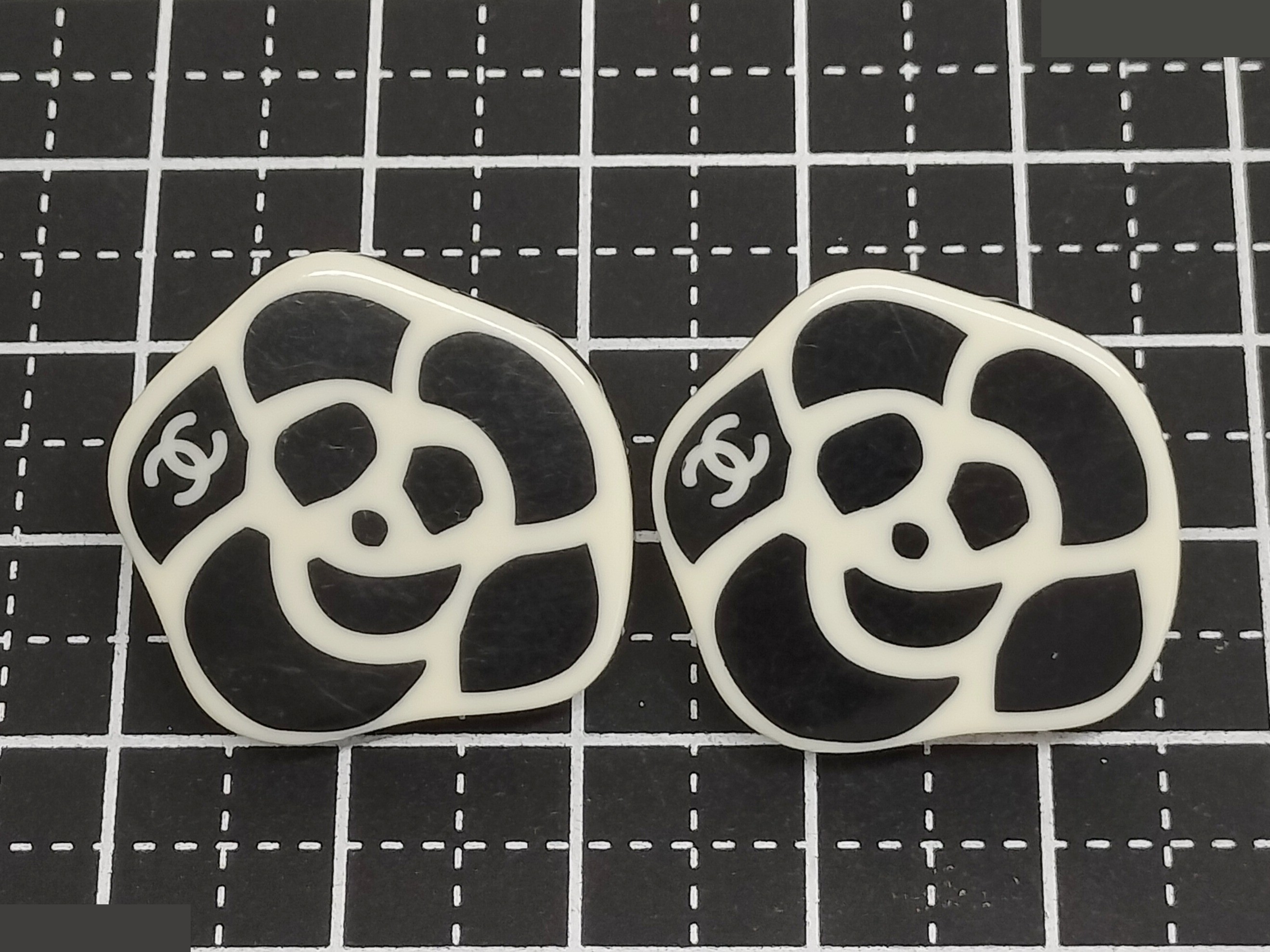 Coco Camellia Black Earrings — view 8