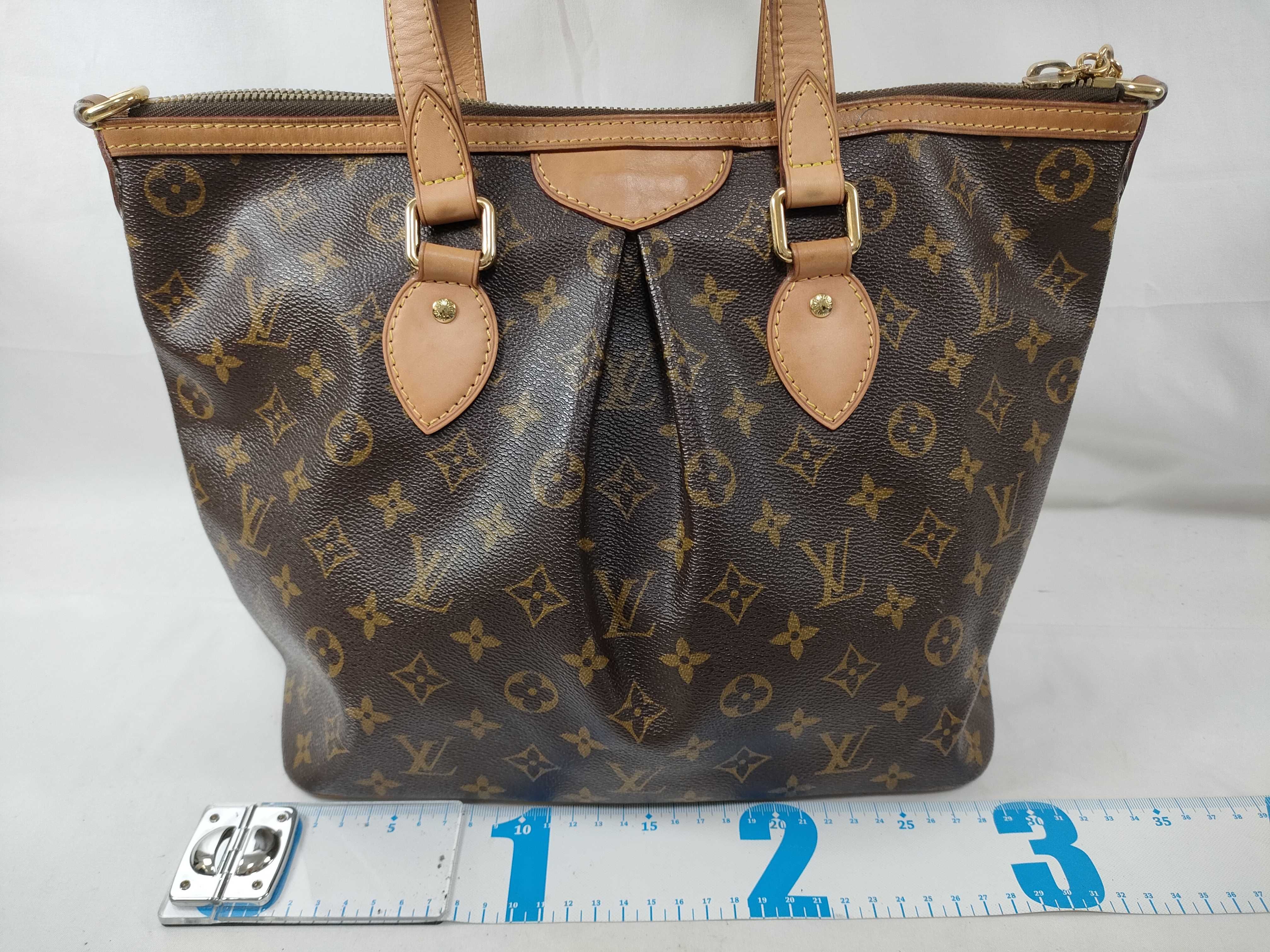 Monogram ID- Monogram Palermo PM M40145 Brown Handbag — view 2