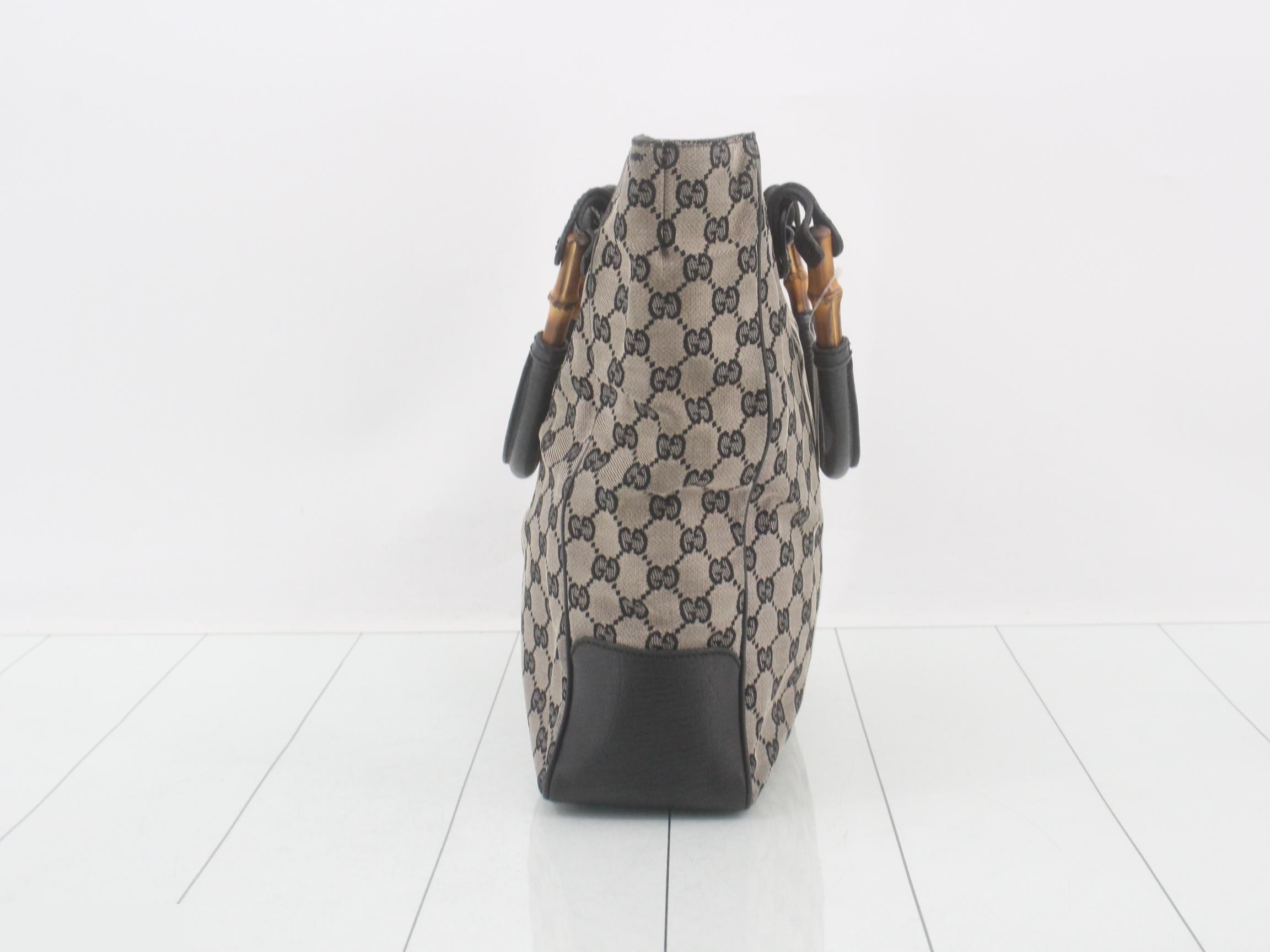 GG Canvas Bamboo Shoulder Bag — view 3