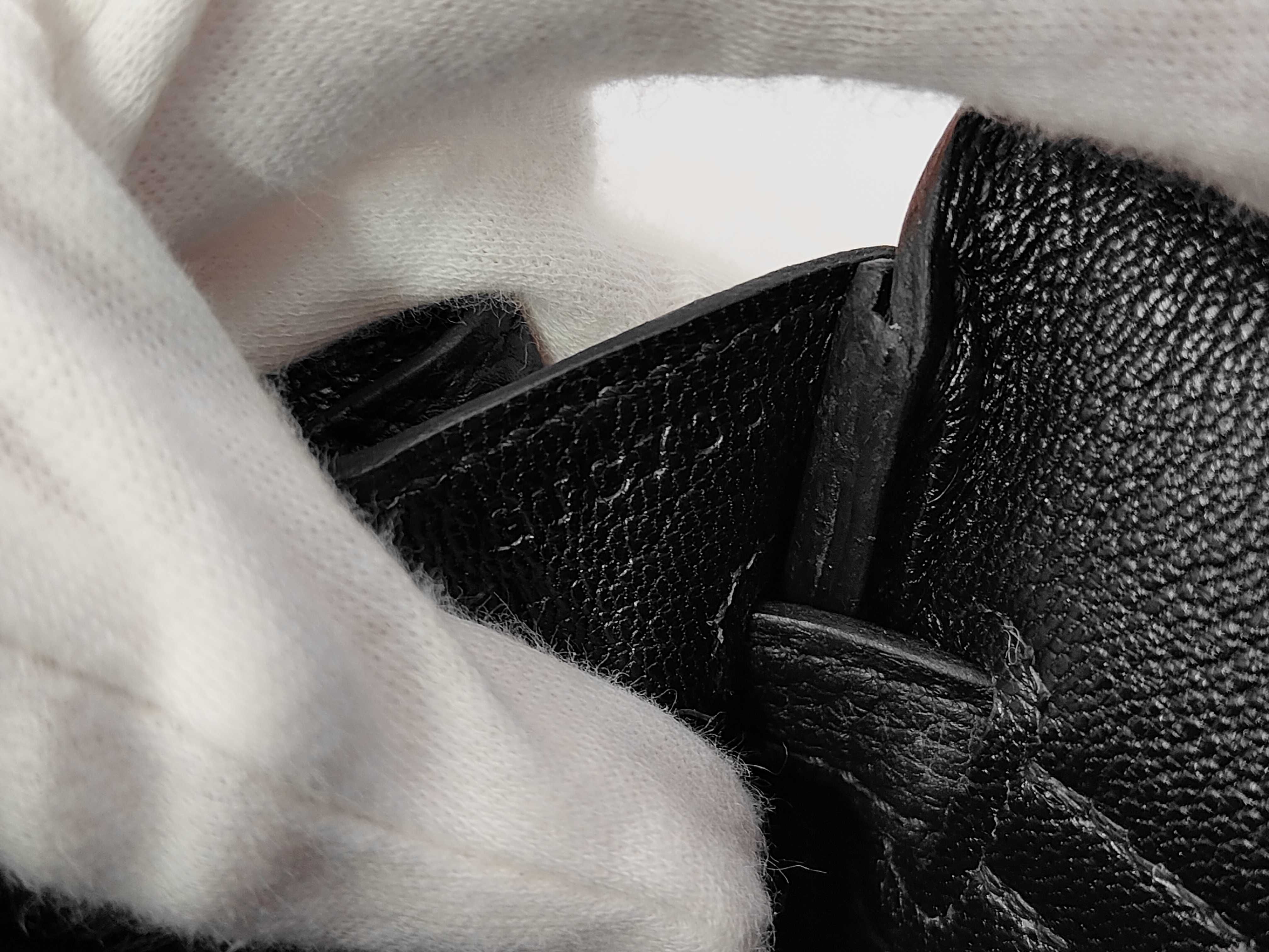 Birkin 25 Black Togo Leather Handbag with Silver Hardware and G Stamp — view 12