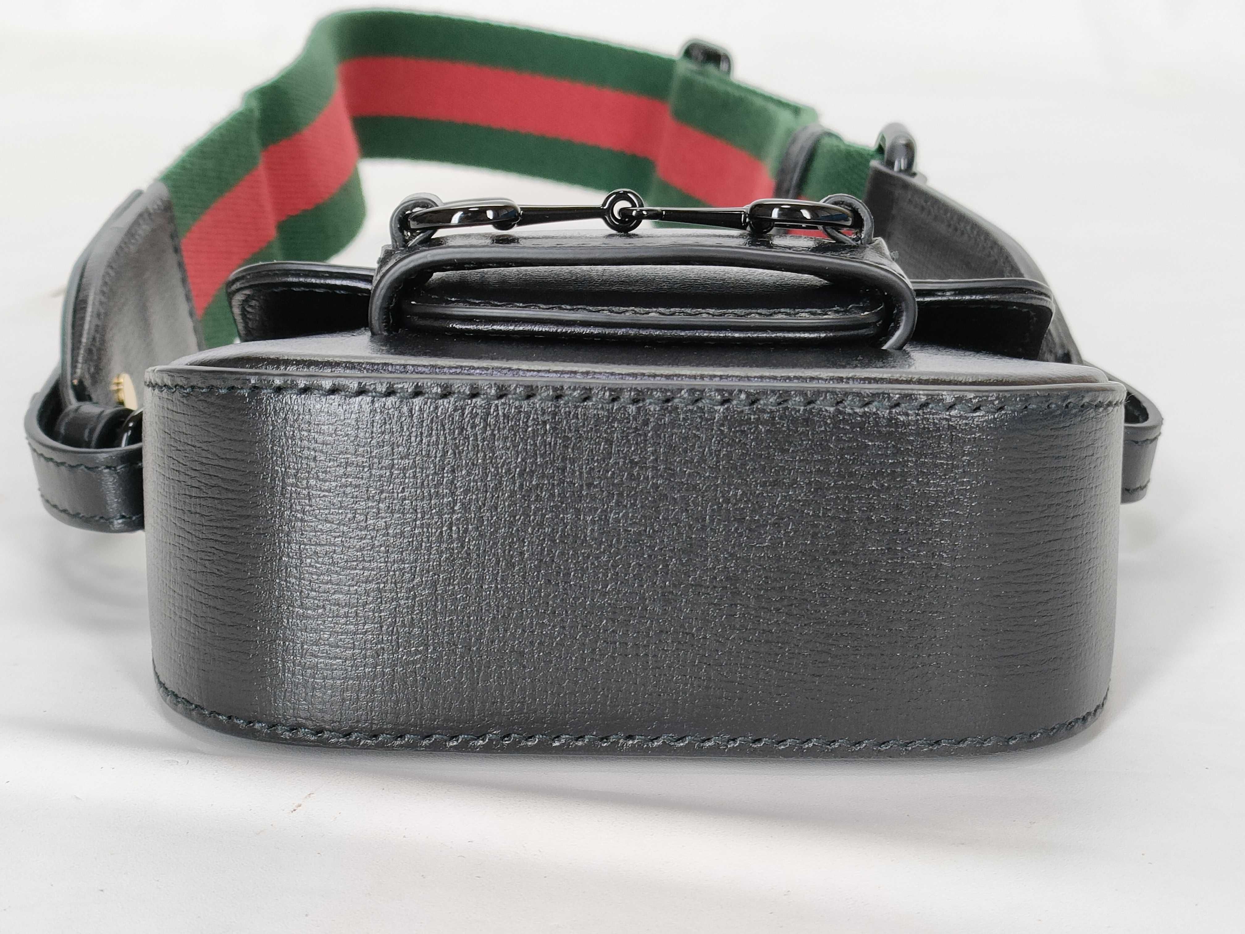 Horsebit 1955 726863 Black Waist Bag — view 8