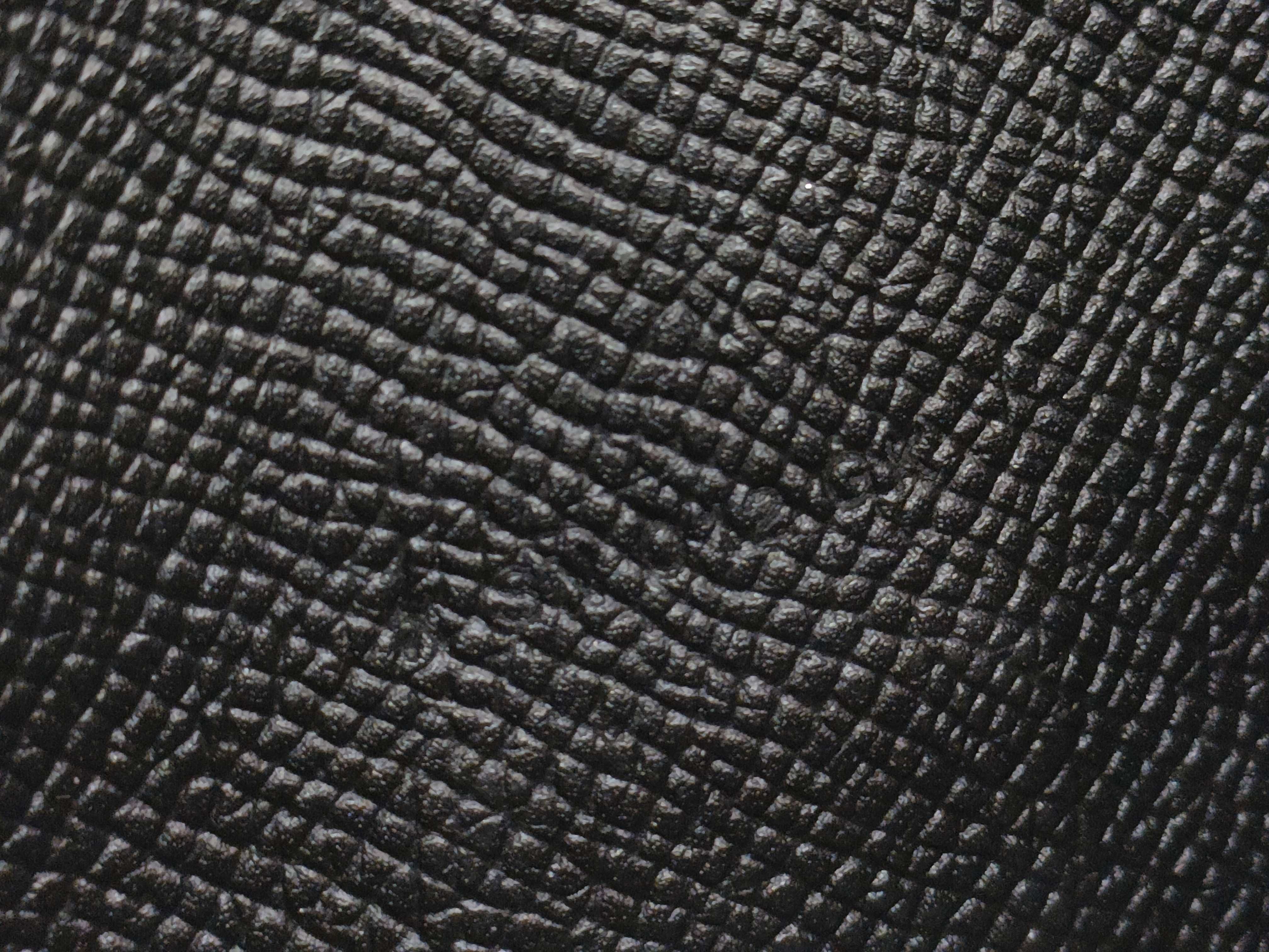 Bearn Soufflé Long Wallet, Black Epsom Leather, X Stamp — view 11