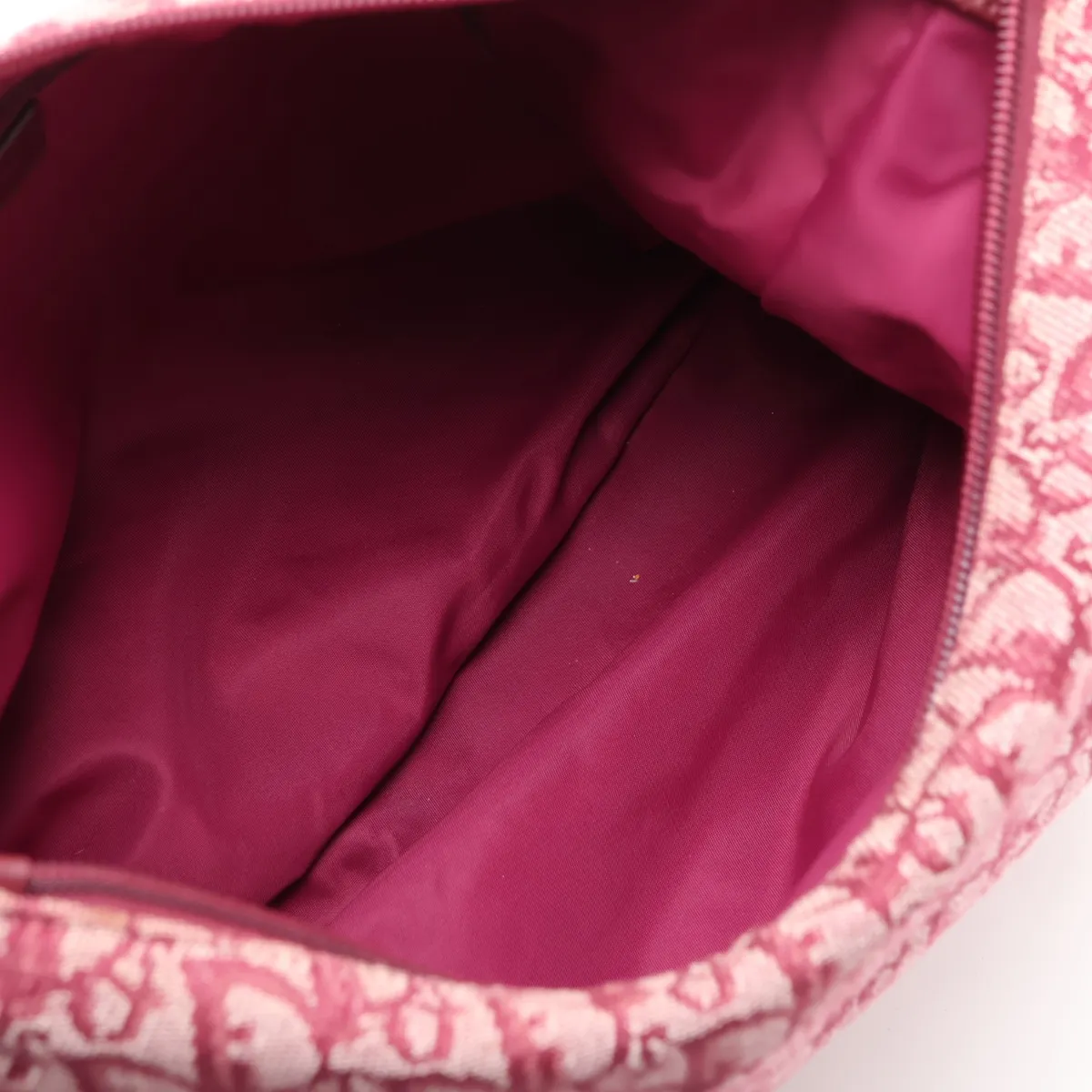 Trotter Canvas x Leather Shoulder Bag, Red — view 6