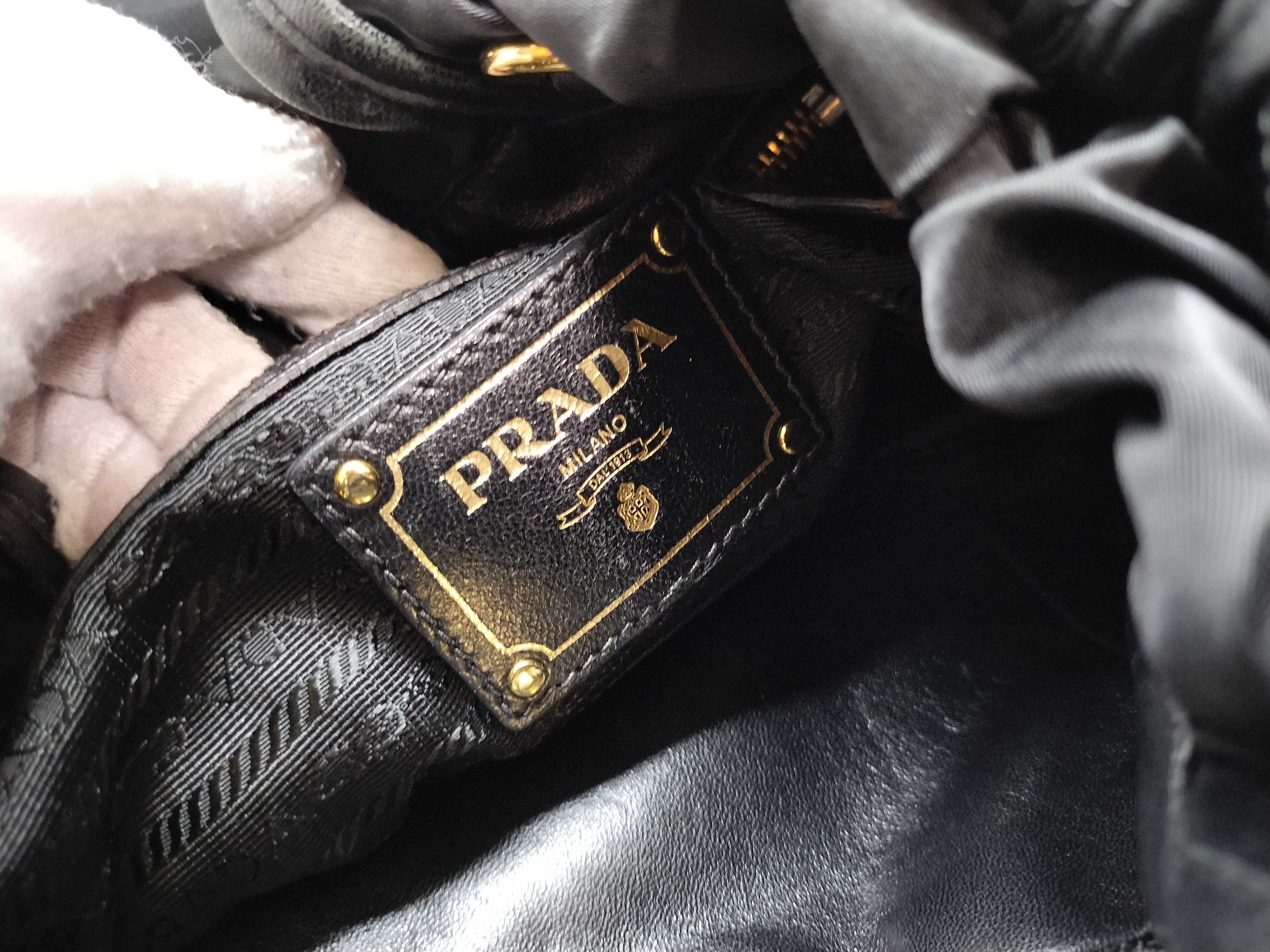 2-way Jacquard Leather Ribbon Shoulder Bag — view 8